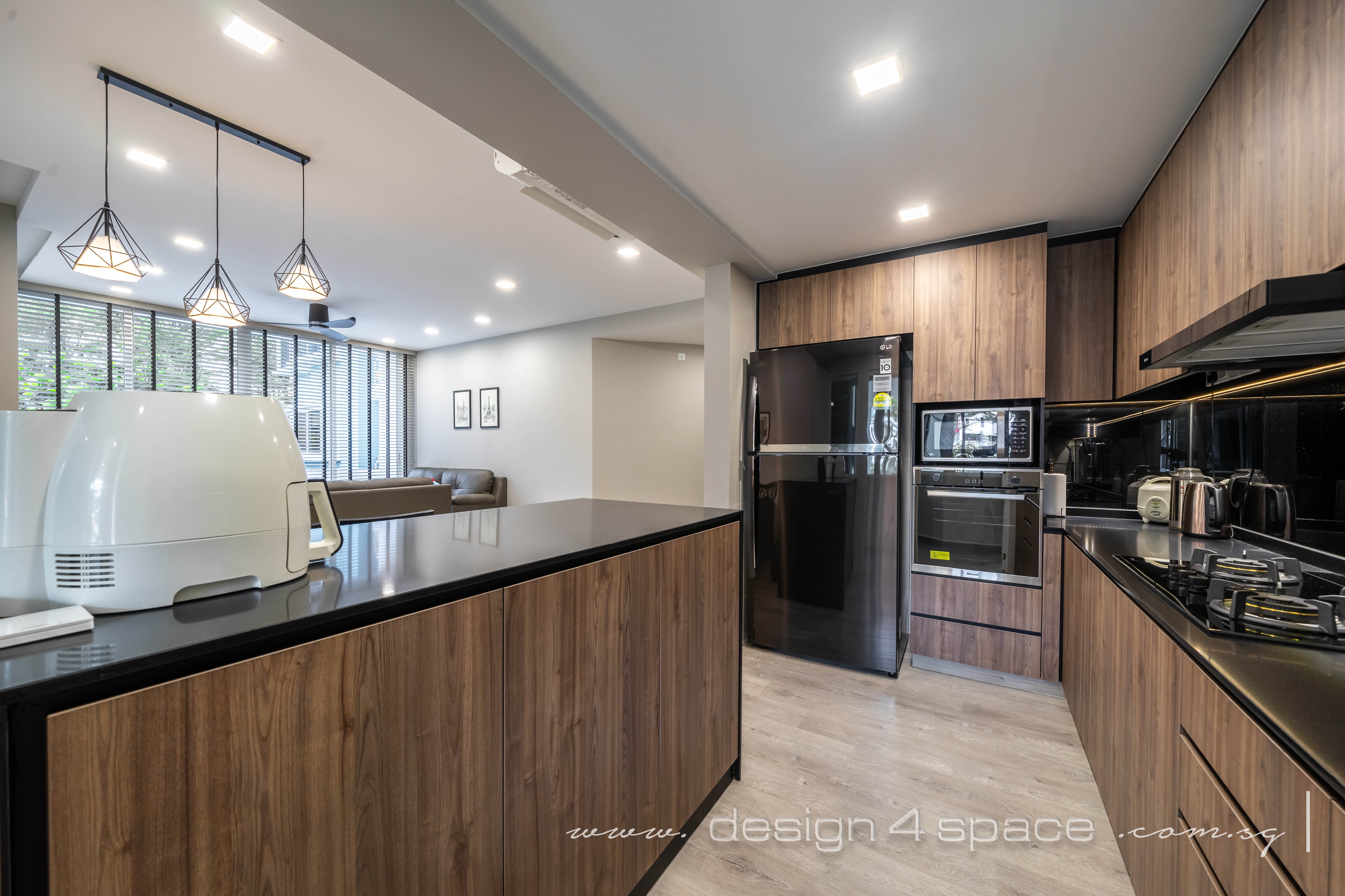 Modern, Scandinavian Design - Kitchen - Condominium - Design by Design 4 Space Pte Ltd