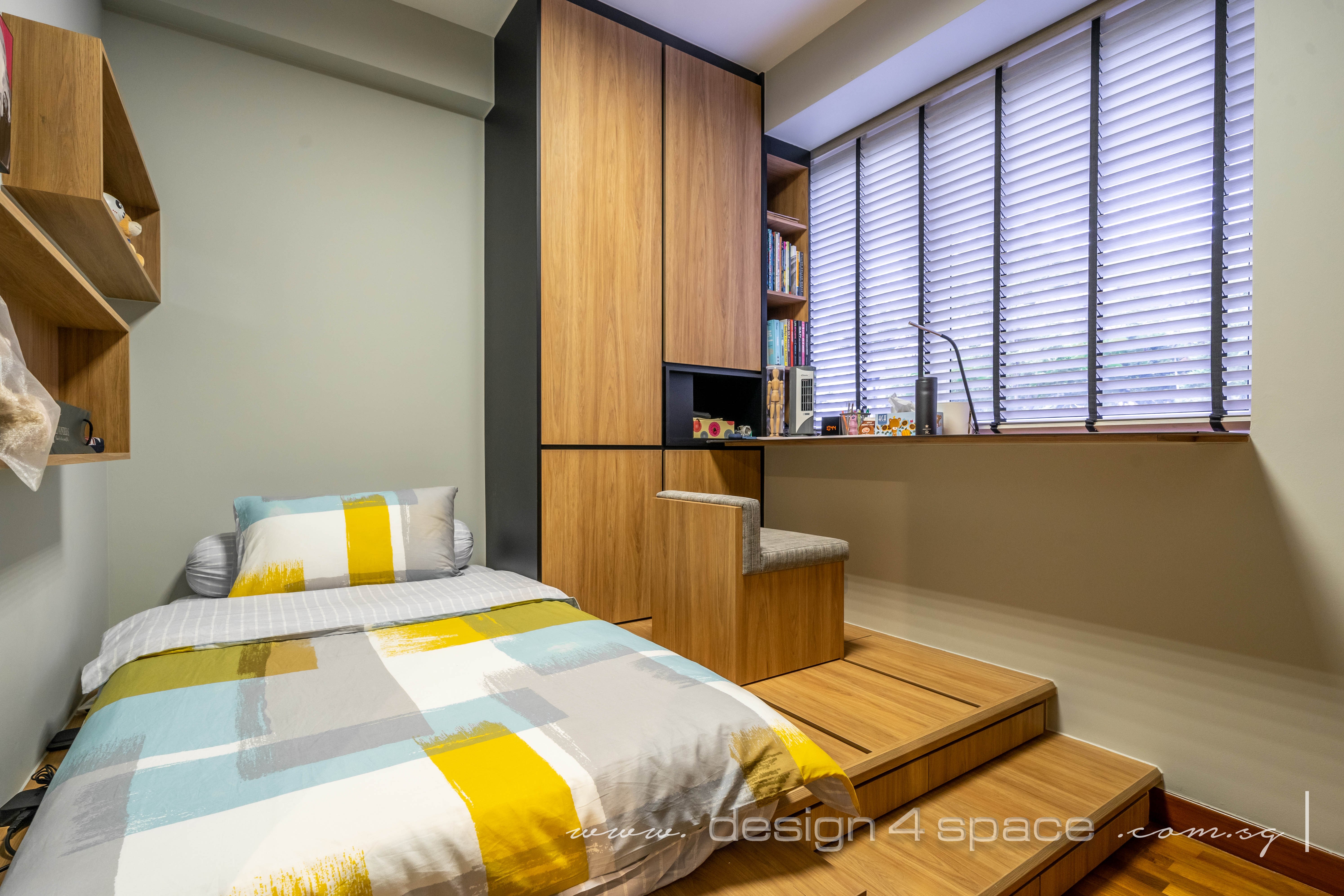 Modern, Scandinavian Design - Bedroom - Condominium - Design by Design 4 Space Pte Ltd