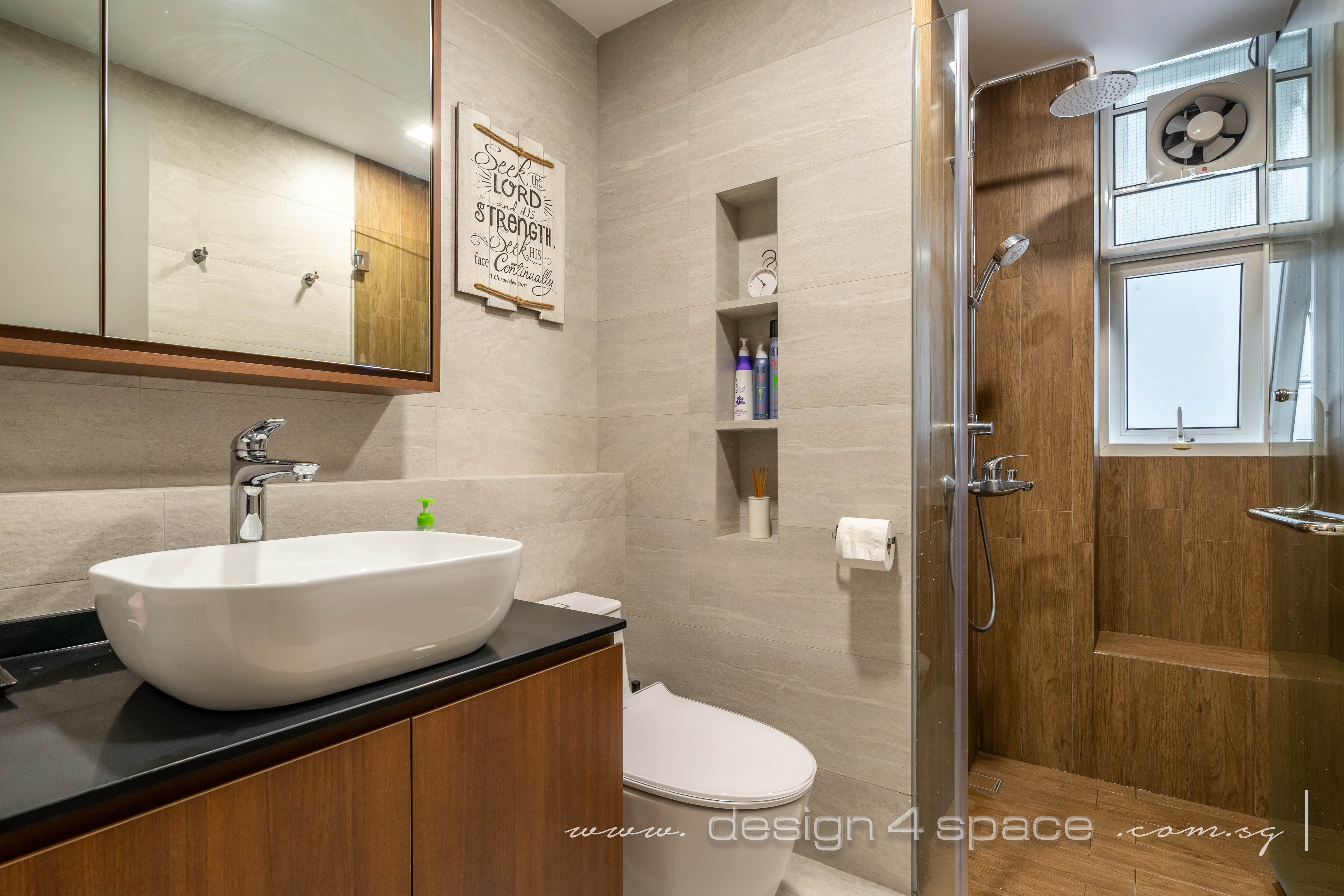 Modern, Scandinavian Design - Bathroom - Condominium - Design by Design 4 Space Pte Ltd