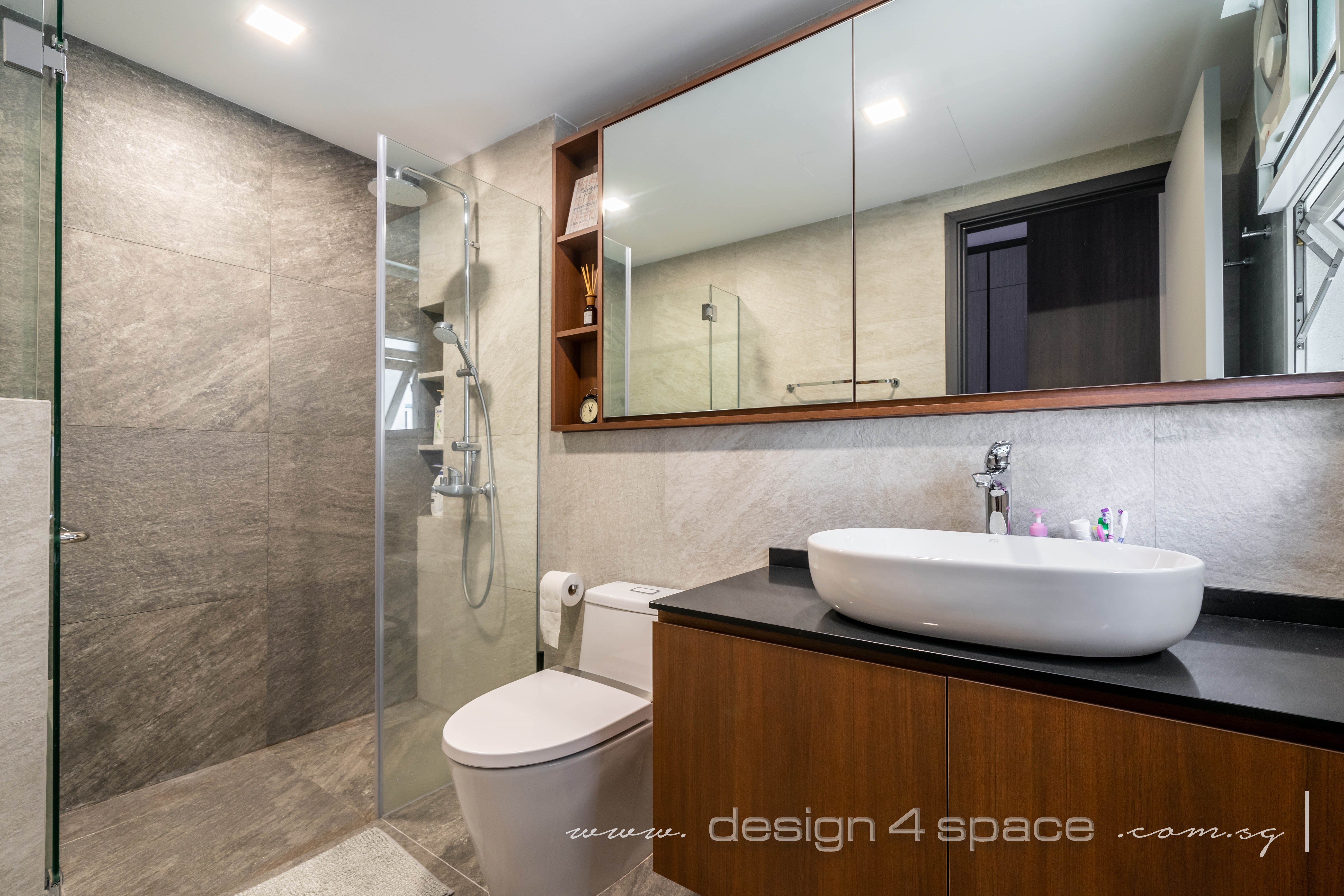 Modern, Scandinavian Design - Bathroom - Condominium - Design by Design 4 Space Pte Ltd