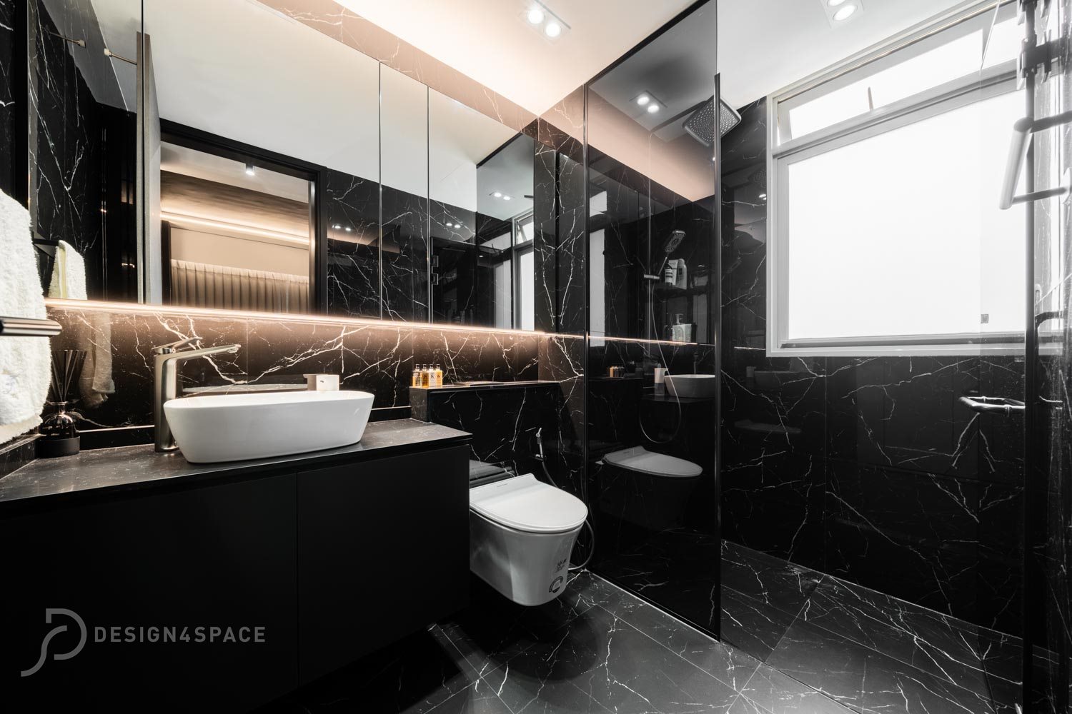 Contemporary, Modern Design - Bathroom - Condominium - Design by Design 4 Space Pte Ltd