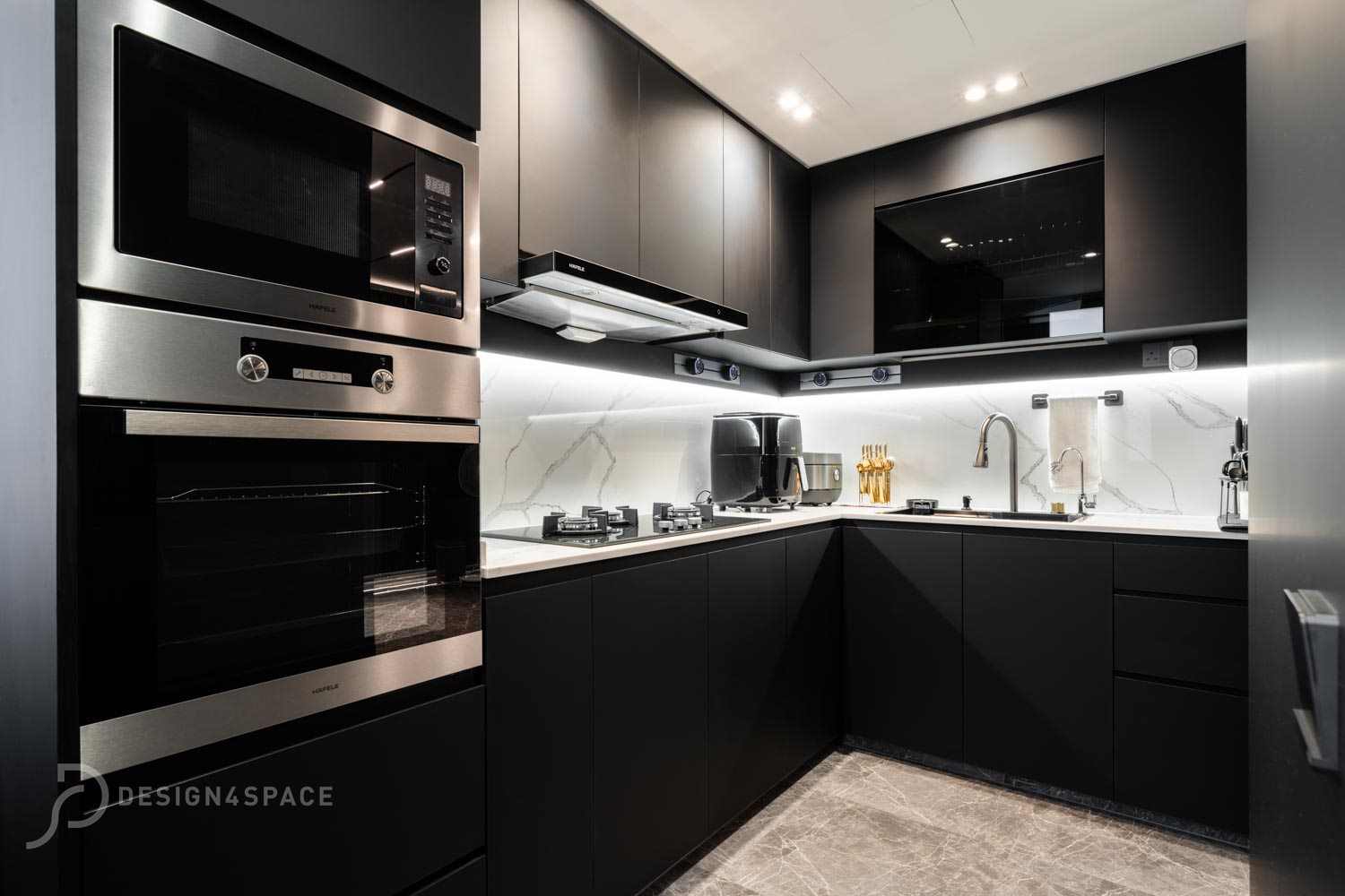 Contemporary, Modern Design - Kitchen - Condominium - Design by Design 4 Space Pte Ltd