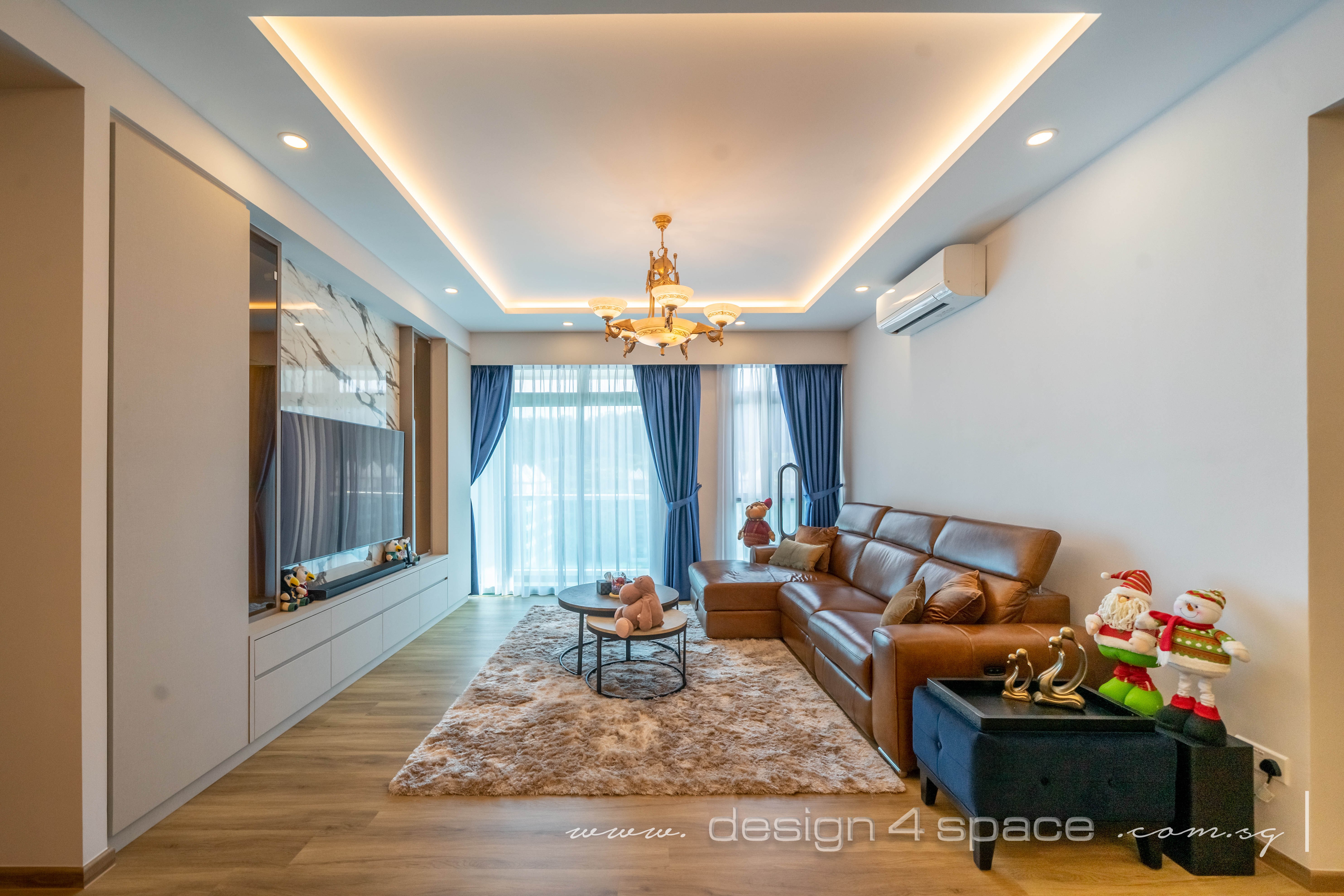 Modern Design - Living Room - Condominium - Design by Design 4 Space Pte Ltd