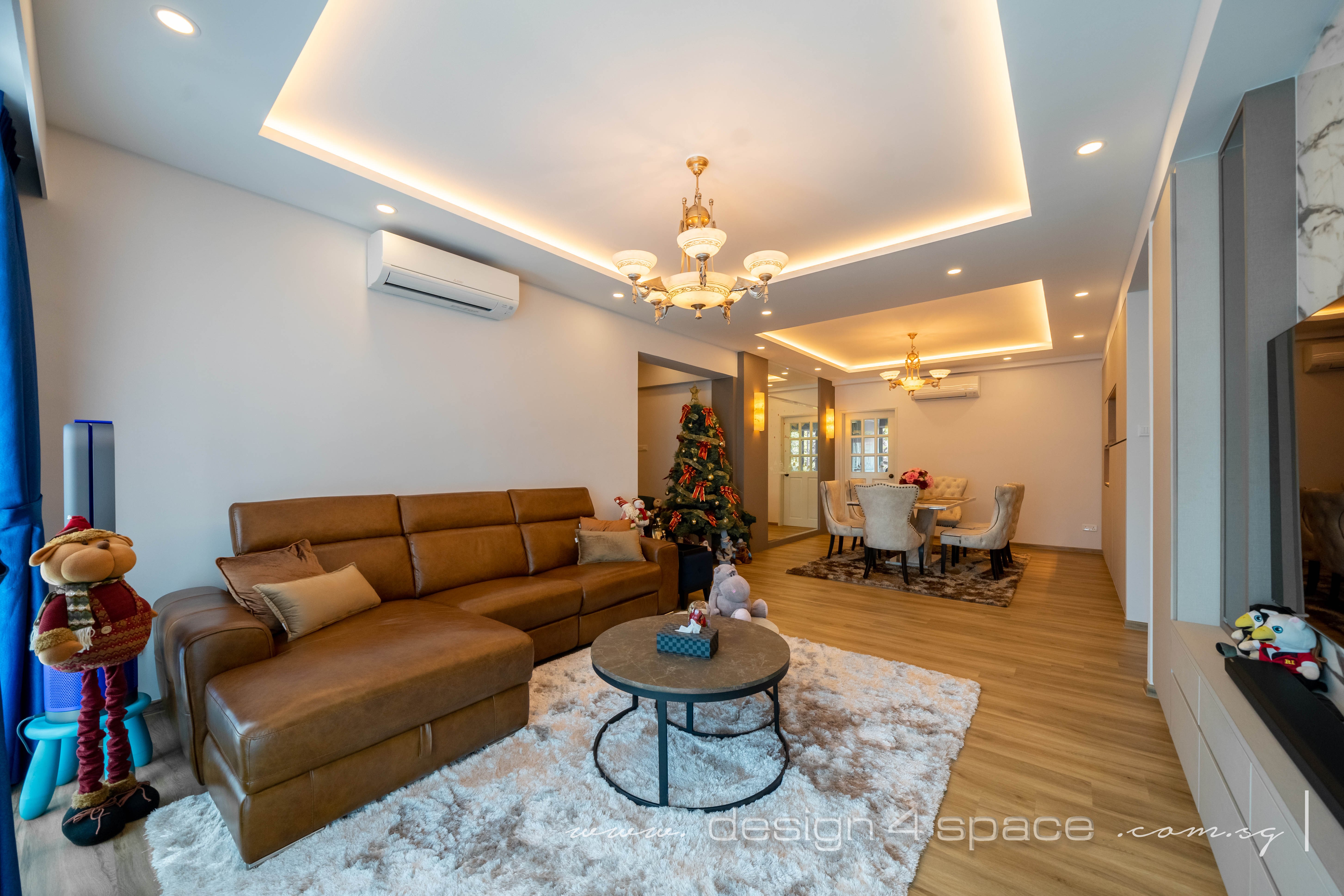 Modern Design - Living Room - Condominium - Design by Design 4 Space Pte Ltd