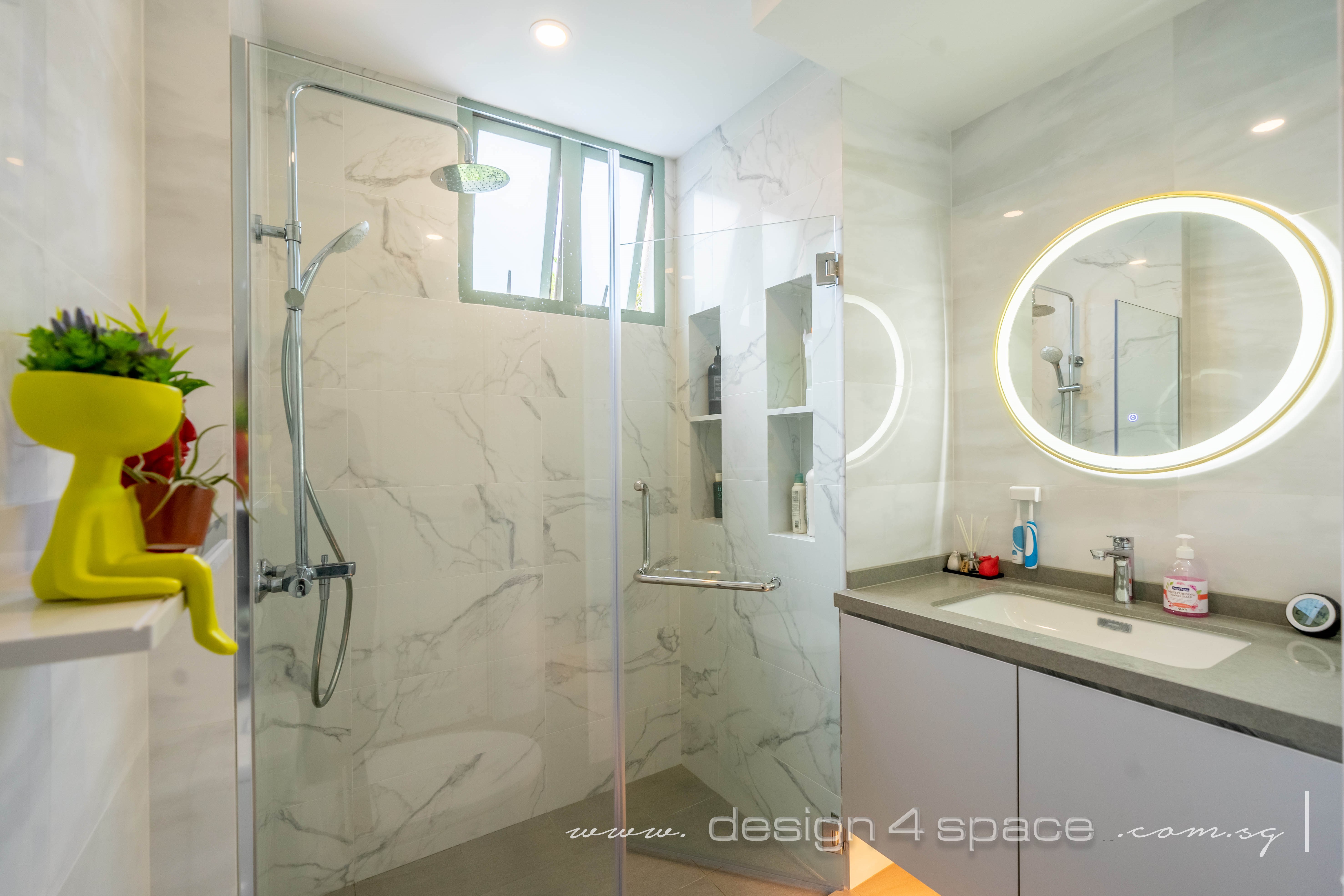 Modern Design - Bathroom - Condominium - Design by Design 4 Space Pte Ltd