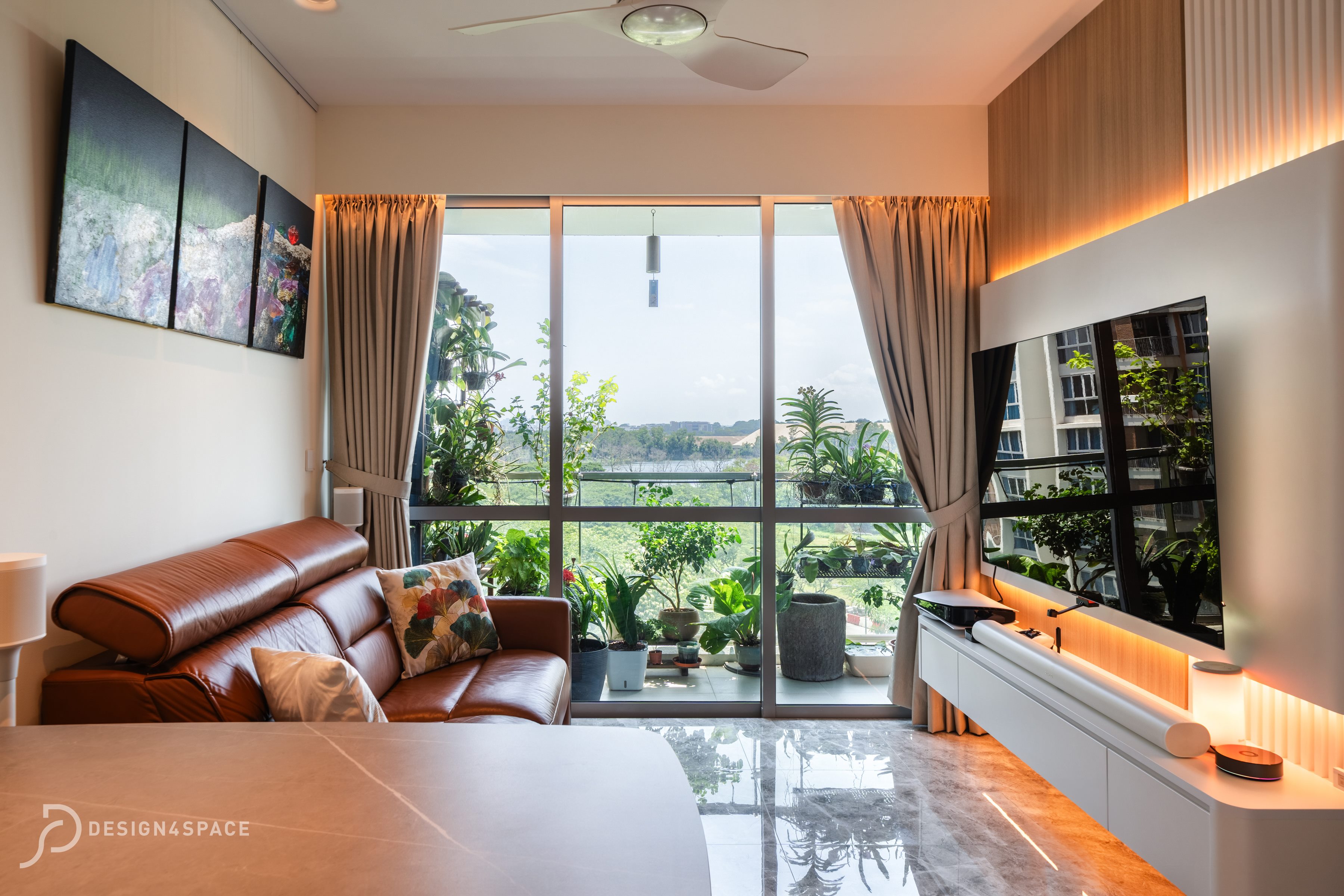 Contemporary, Modern Design - Living Room - Condominium - Design by Design 4 Space Pte Ltd