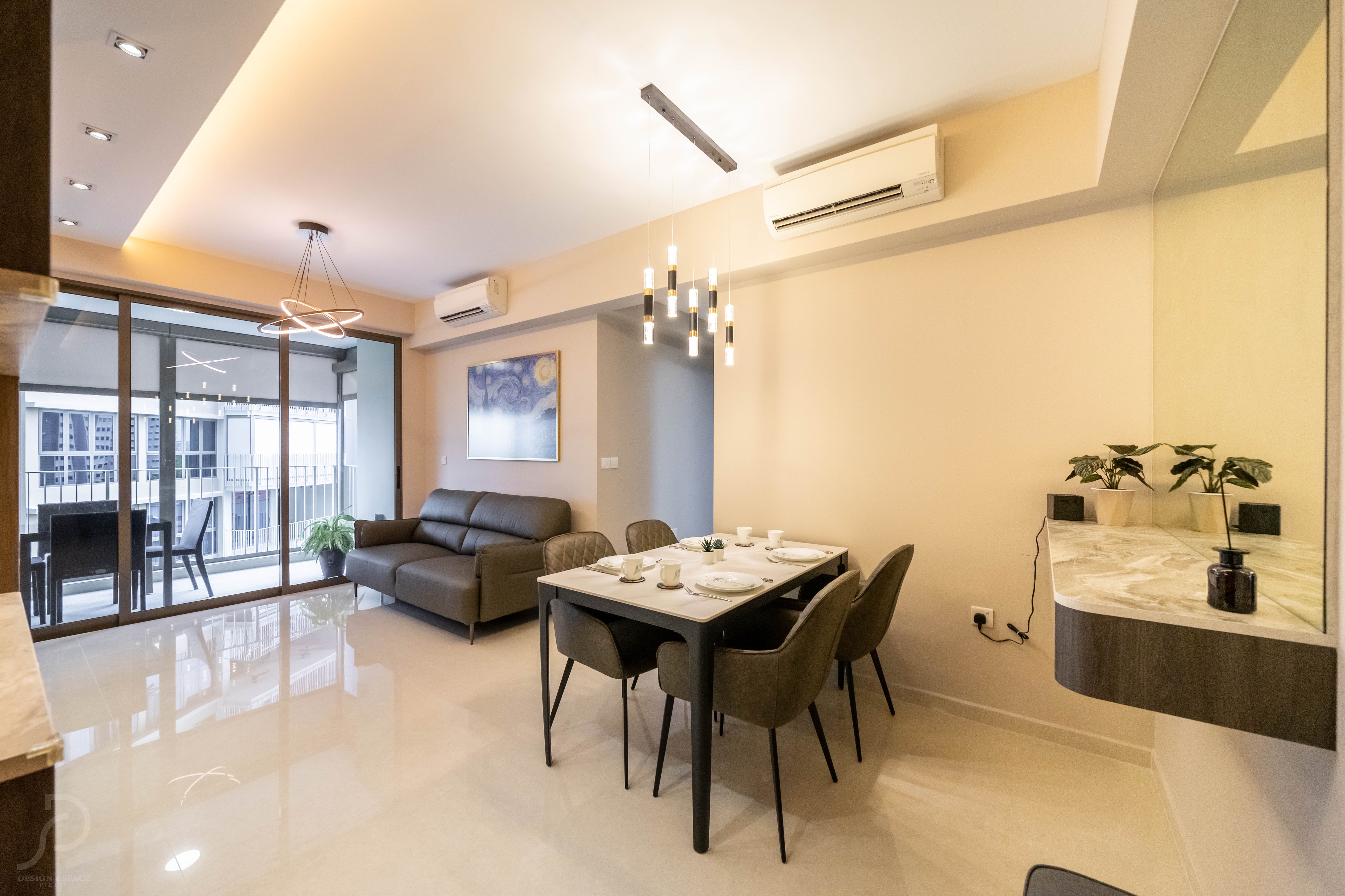 Contemporary Design - Dining Room - Condominium - Design by Design 4 Space Pte Ltd