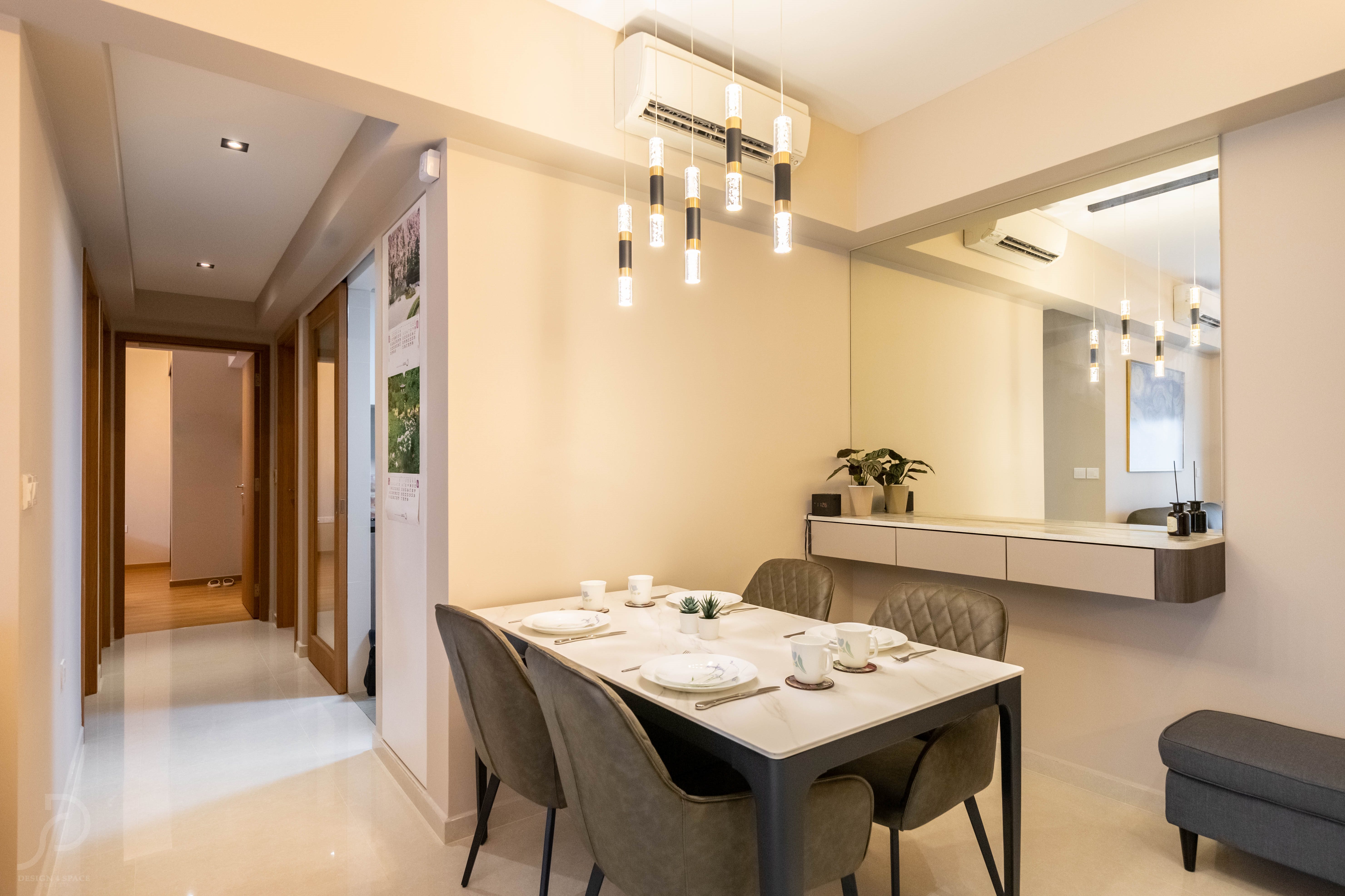 Contemporary Design - Dining Room - Condominium - Design by Design 4 Space Pte Ltd