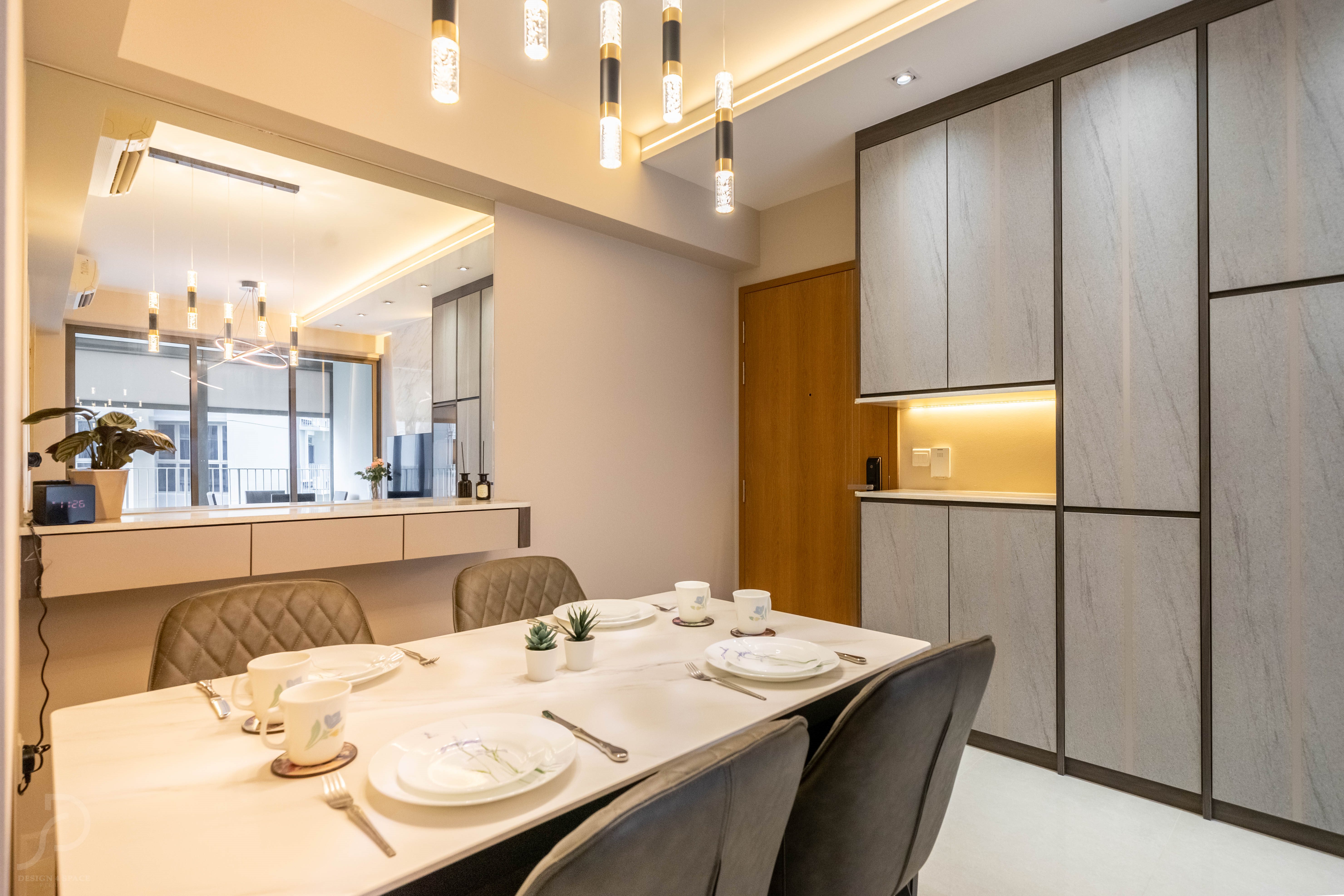 Contemporary Design - Dining Room - Condominium - Design by Design 4 Space Pte Ltd