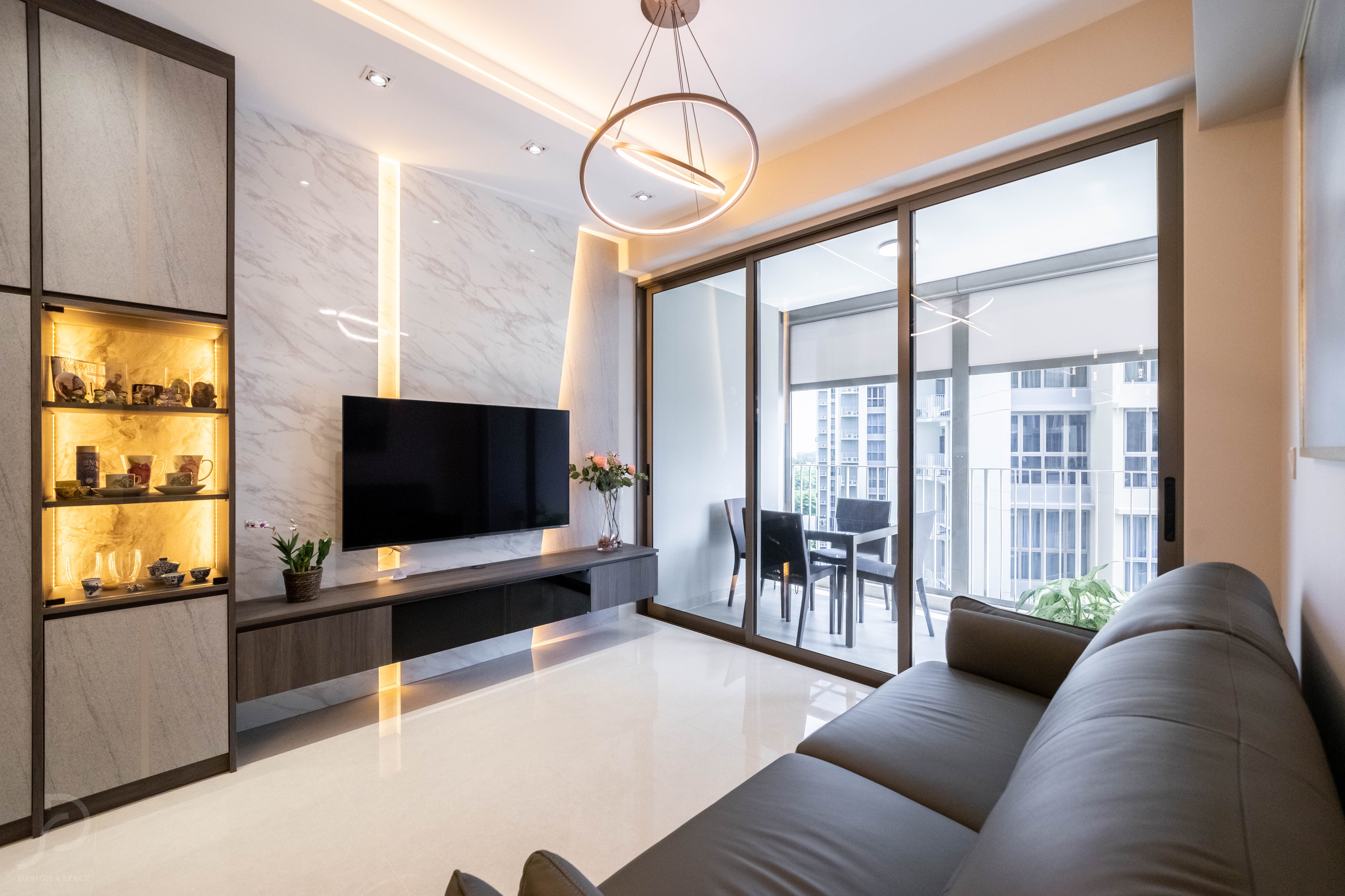 Contemporary Design - Living Room - Condominium - Design by Design 4 Space Pte Ltd