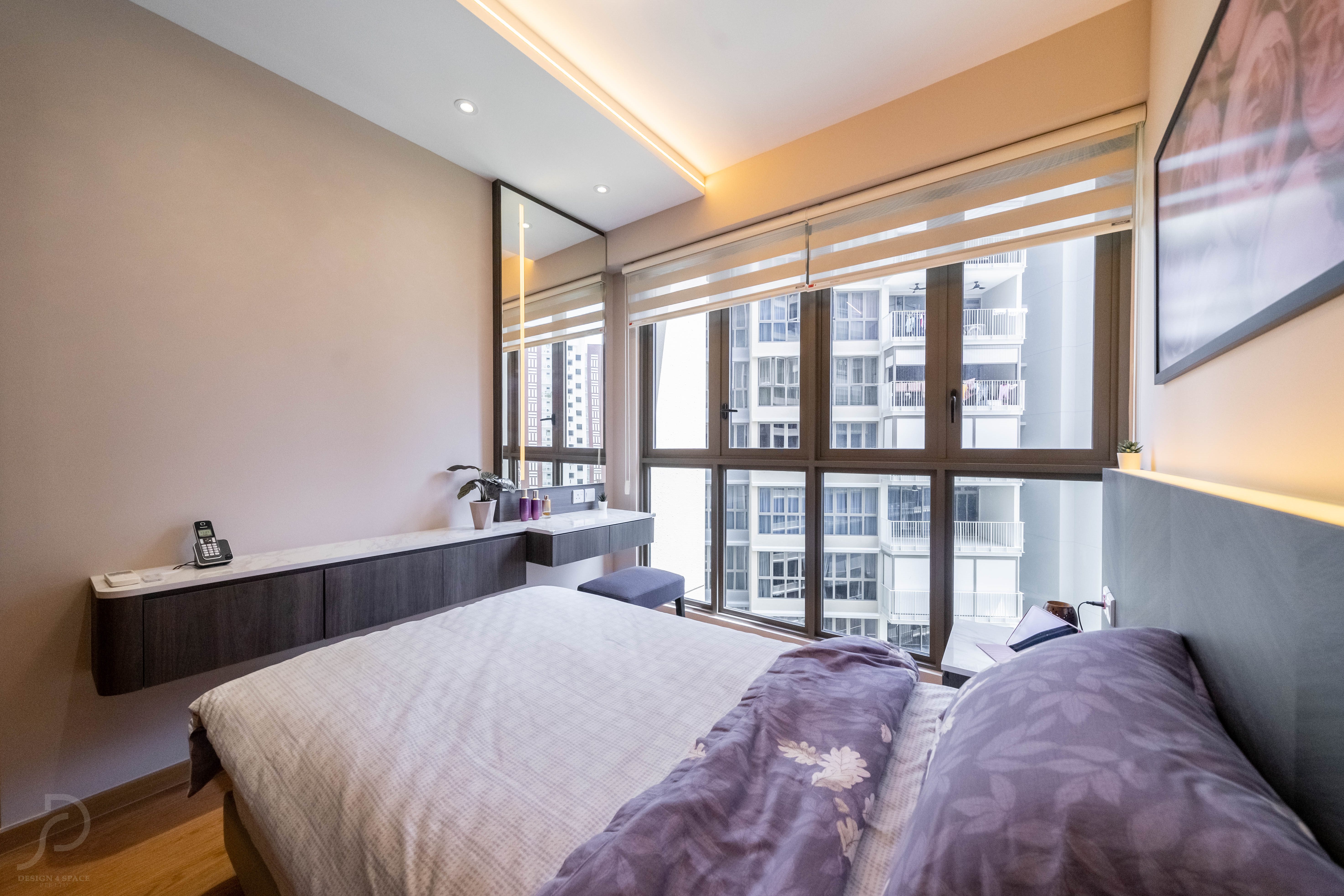 Contemporary Design - Bedroom - Condominium - Design by Design 4 Space Pte Ltd