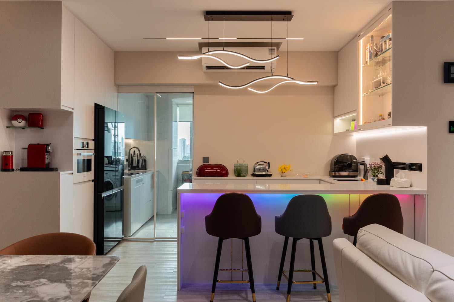 Modern Design - Dining Room - Condominium - Design by Design 4 Space Pte Ltd