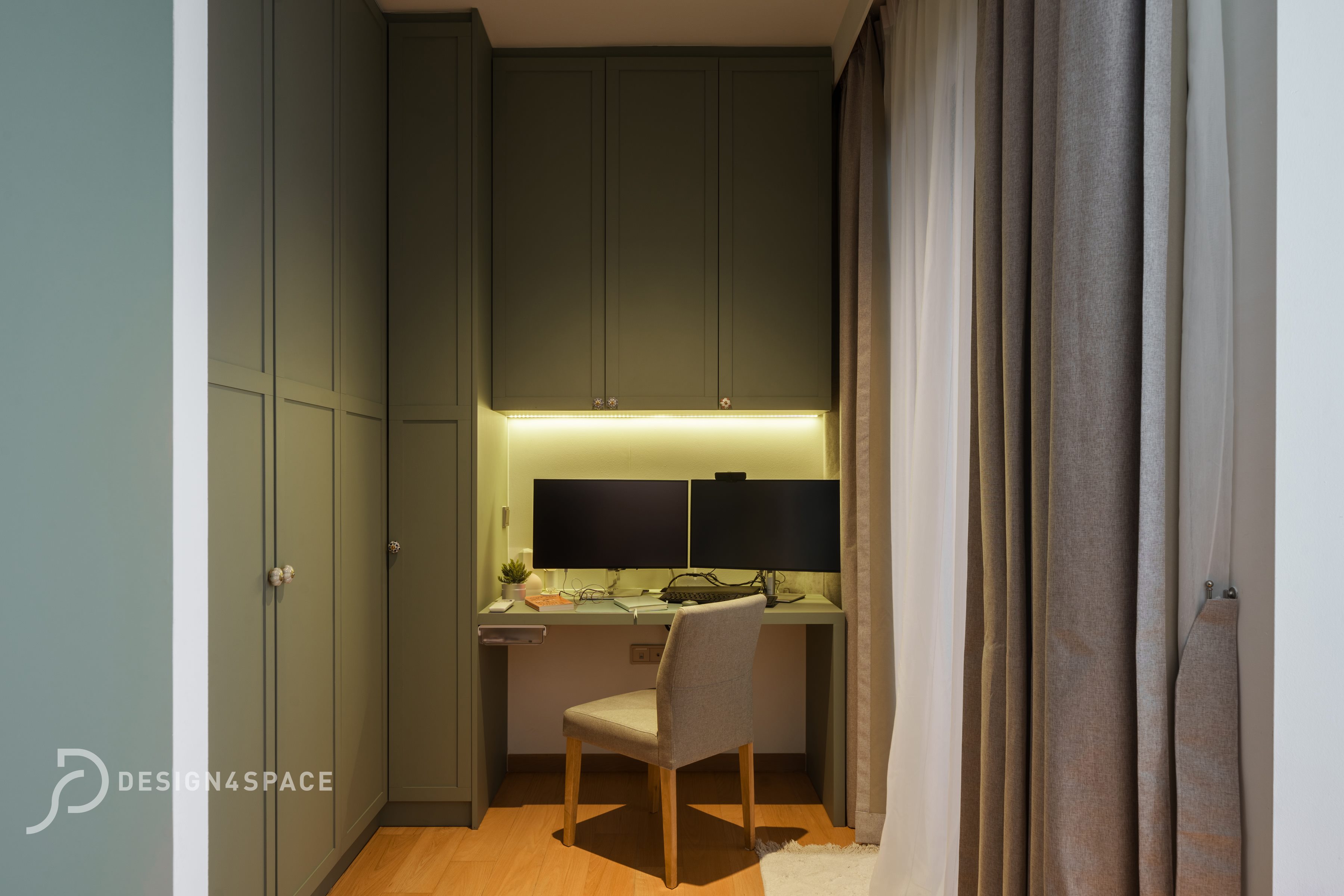 Contemporary, Modern Design - Study Room - Condominium - Design by Design 4 Space Pte Ltd