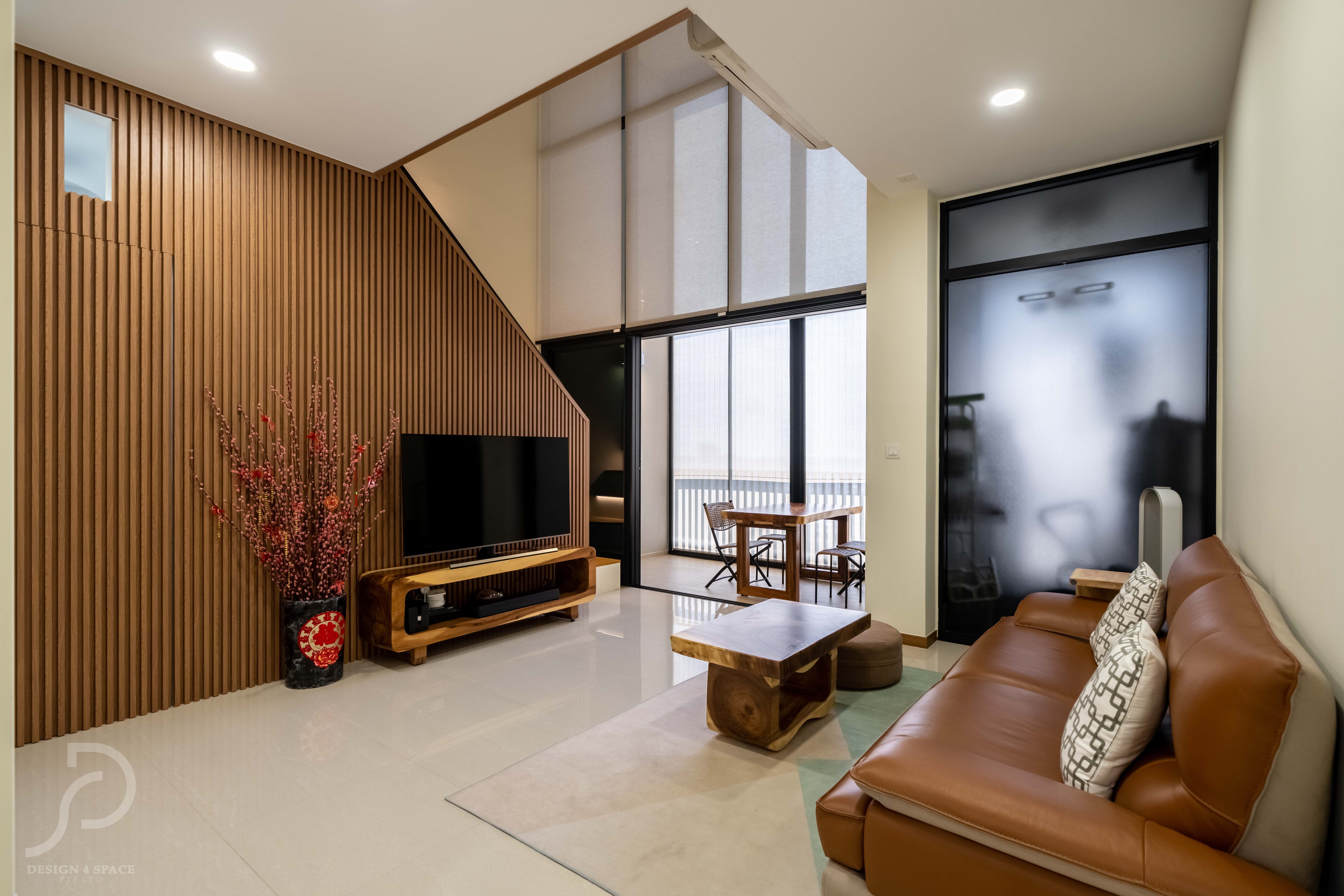 Contemporary Design - Living Room - Condominium - Design by Design 4 Space Pte Ltd