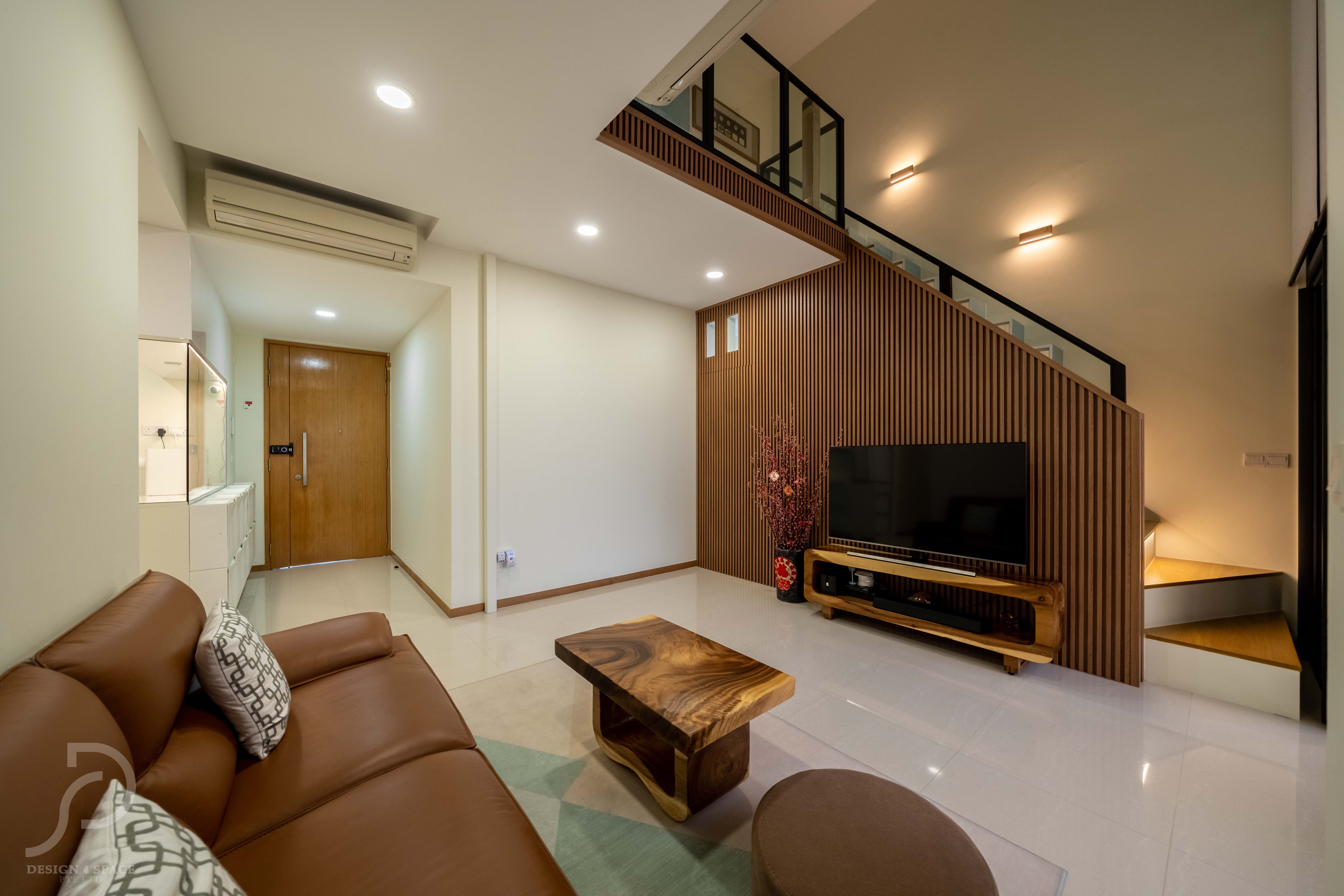 Contemporary Design - Living Room - Condominium - Design by Design 4 Space Pte Ltd