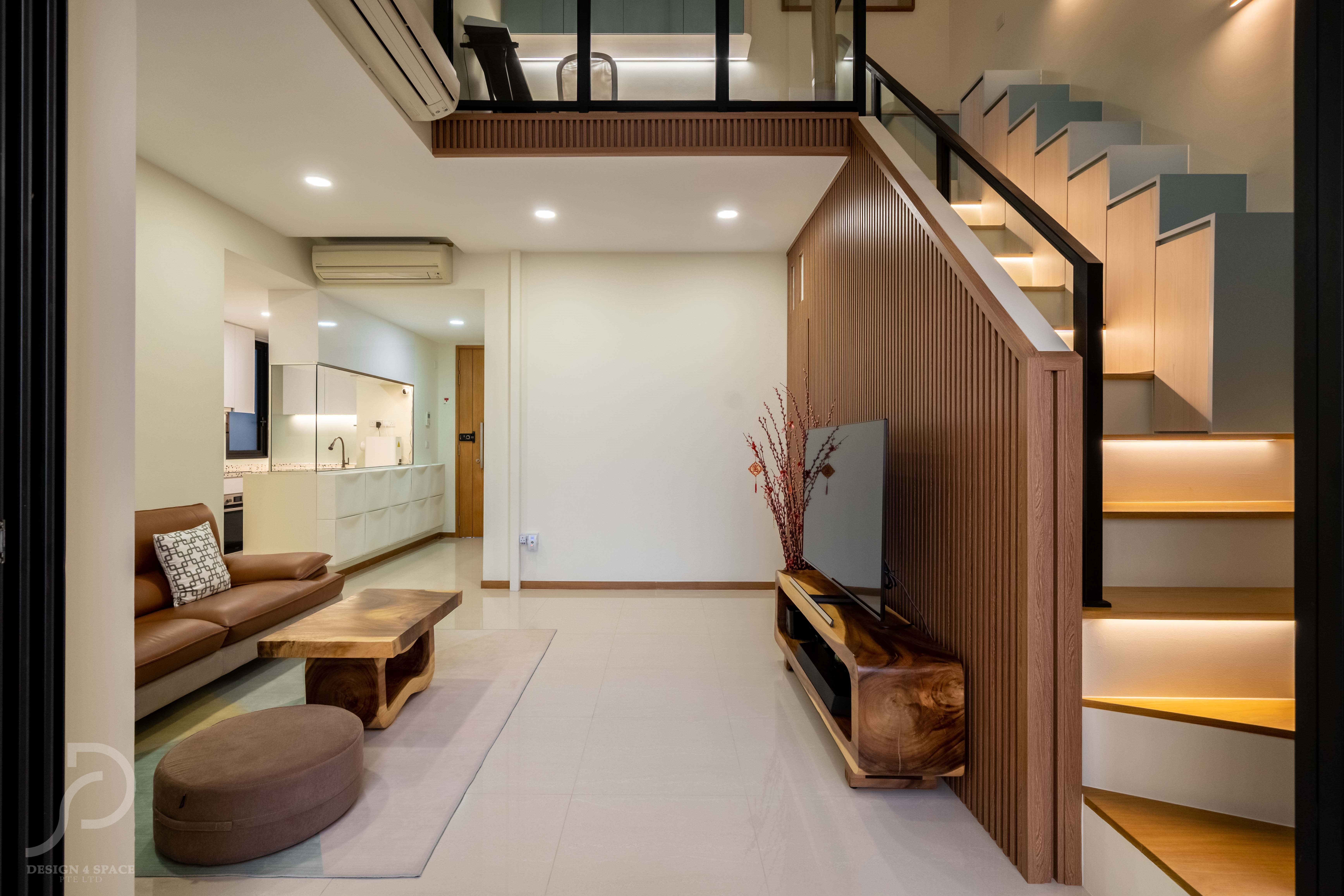 Contemporary Design - Living Room - Condominium - Design by Design 4 Space Pte Ltd