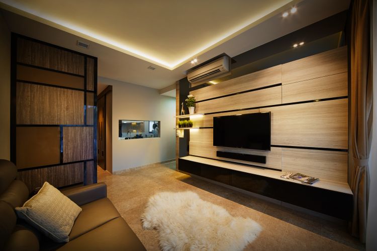 Contemporary, Minimalist Design - Living Room - Condominium - Design by Design 4 Space Pte Ltd