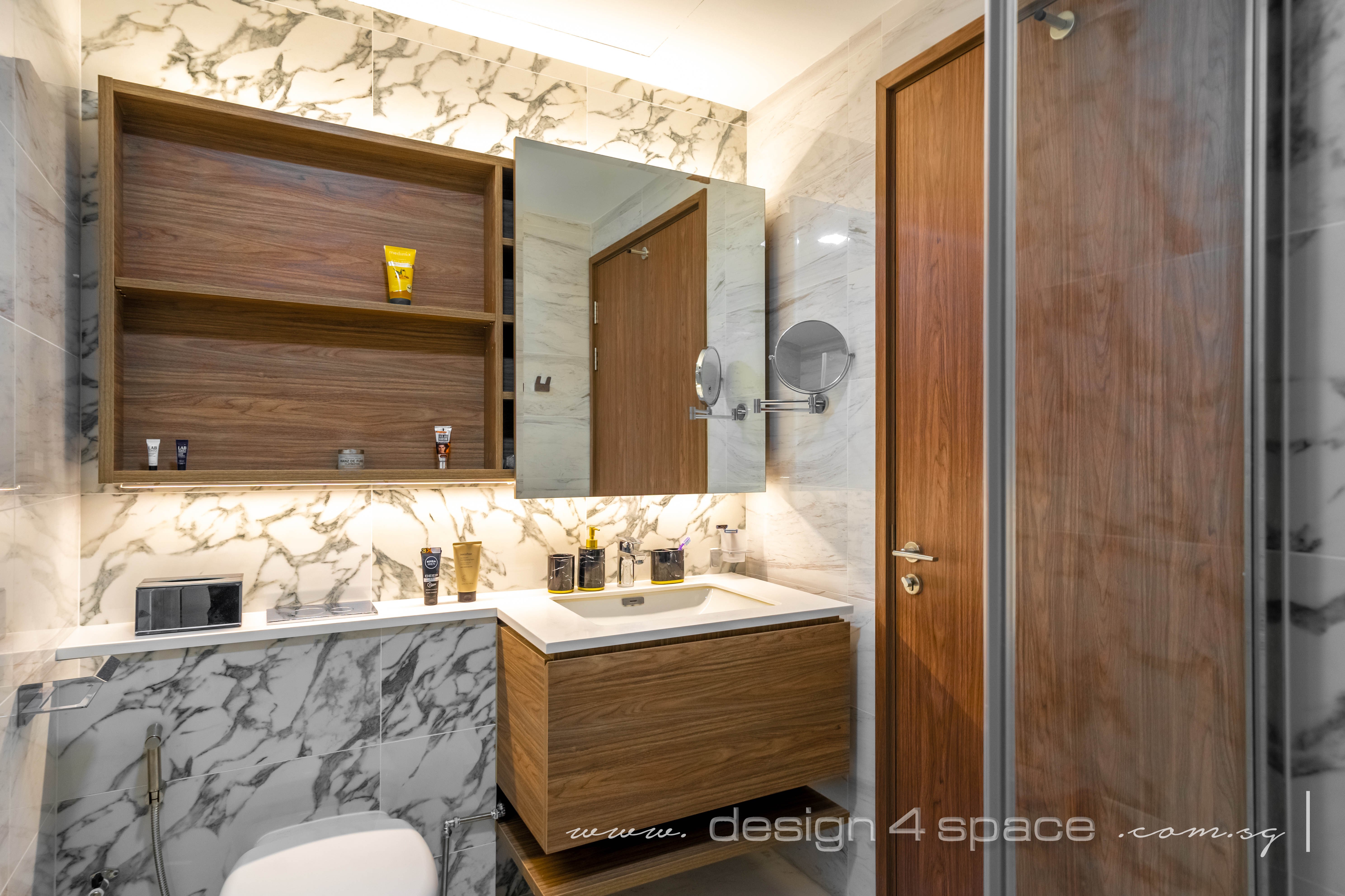 Modern Design - Bathroom - Condominium - Design by Design 4 Space Pte Ltd