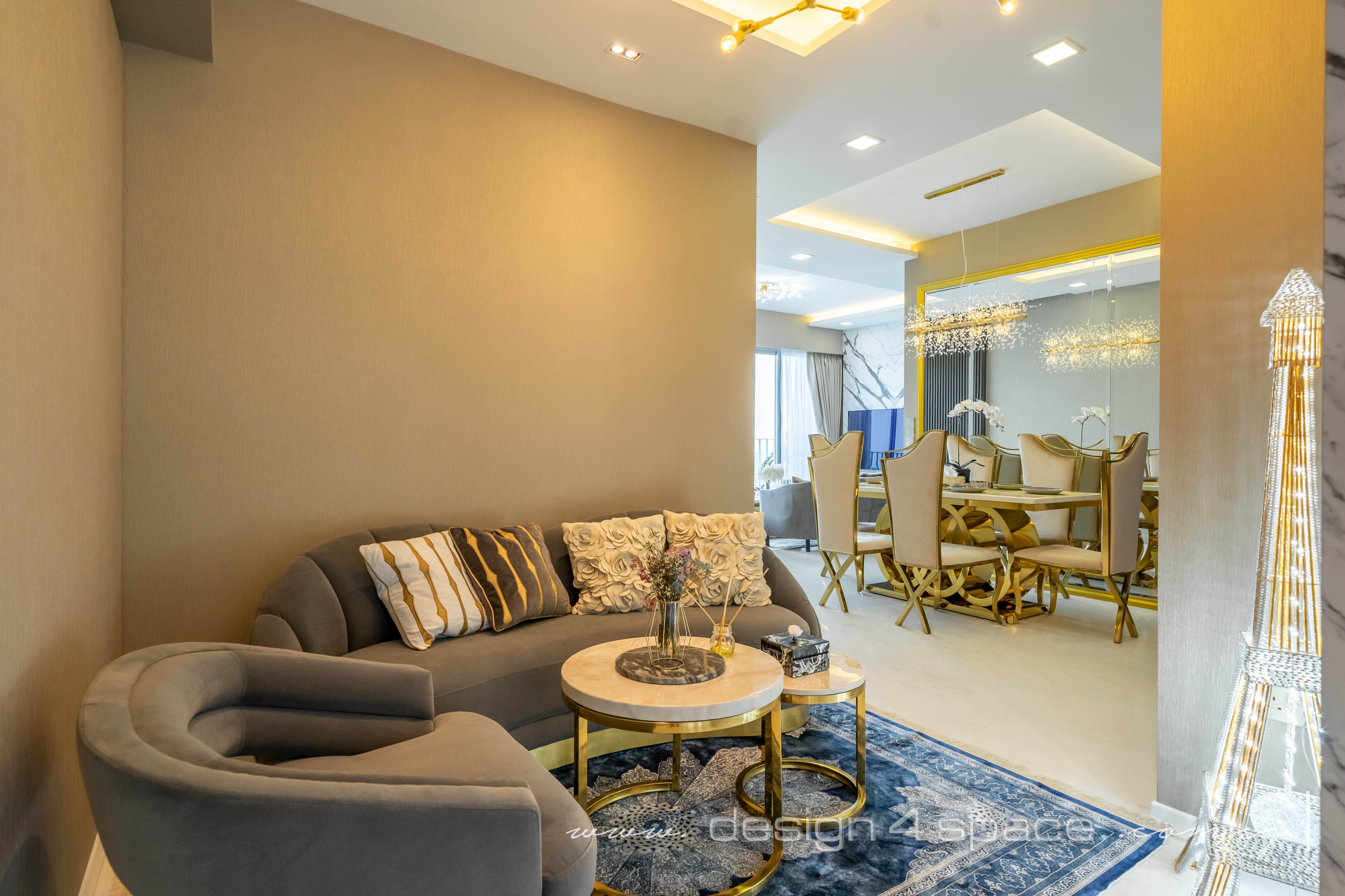 Modern Design - Living Room - Condominium - Design by Design 4 Space Pte Ltd