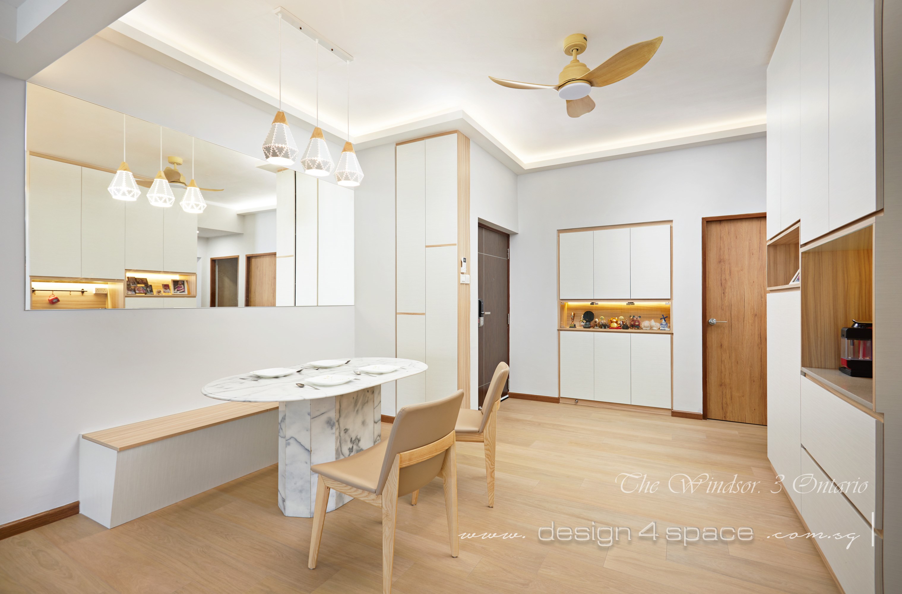 Contemporary Design - Dining Room - Condominium - Design by Design 4 Space Pte Ltd