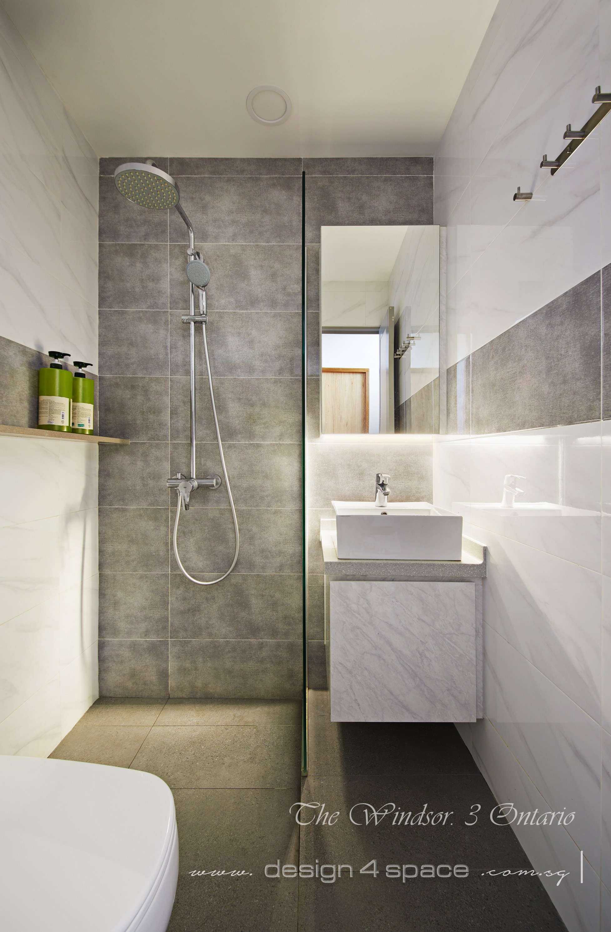 Contemporary Design - Bathroom - Condominium - Design by Design 4 Space Pte Ltd