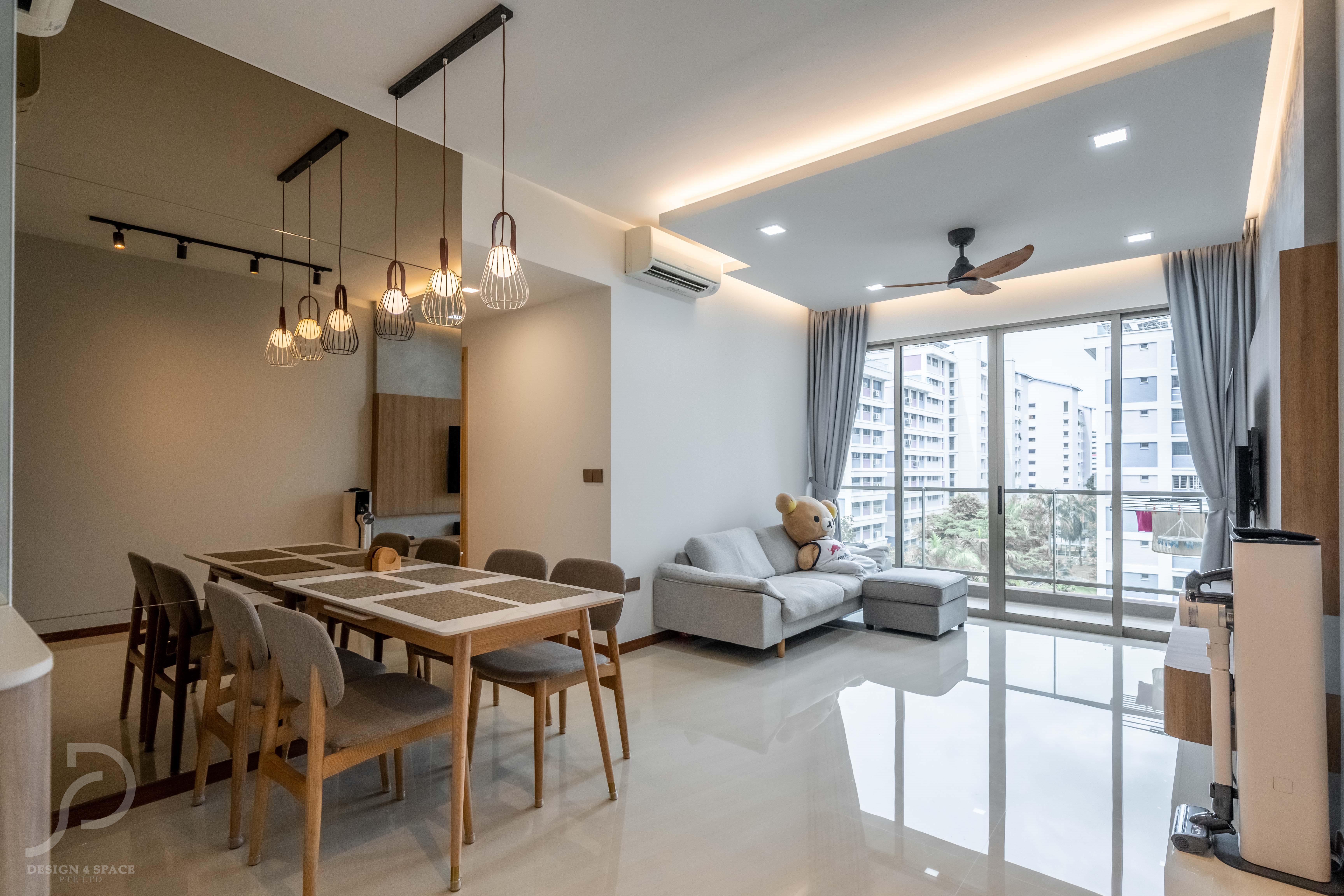 Contemporary, Modern Design - Living Room - Condominium - Design by Design 4 Space Pte Ltd