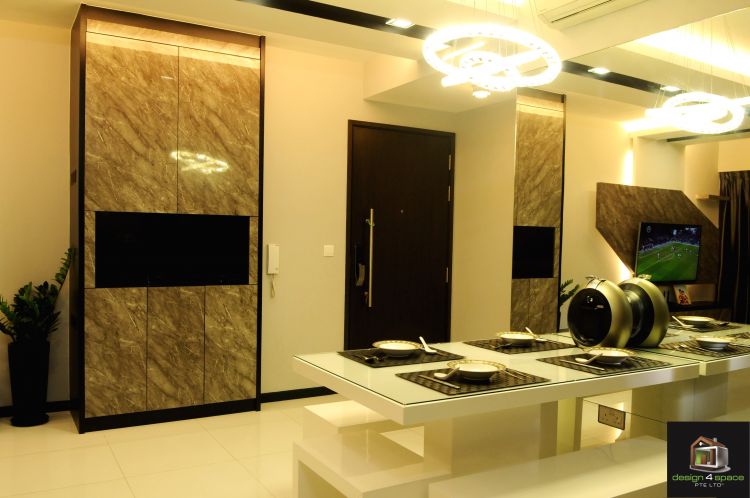 Minimalist, Modern Design - Dining Room - Condominium - Design by Design 4 Space Pte Ltd