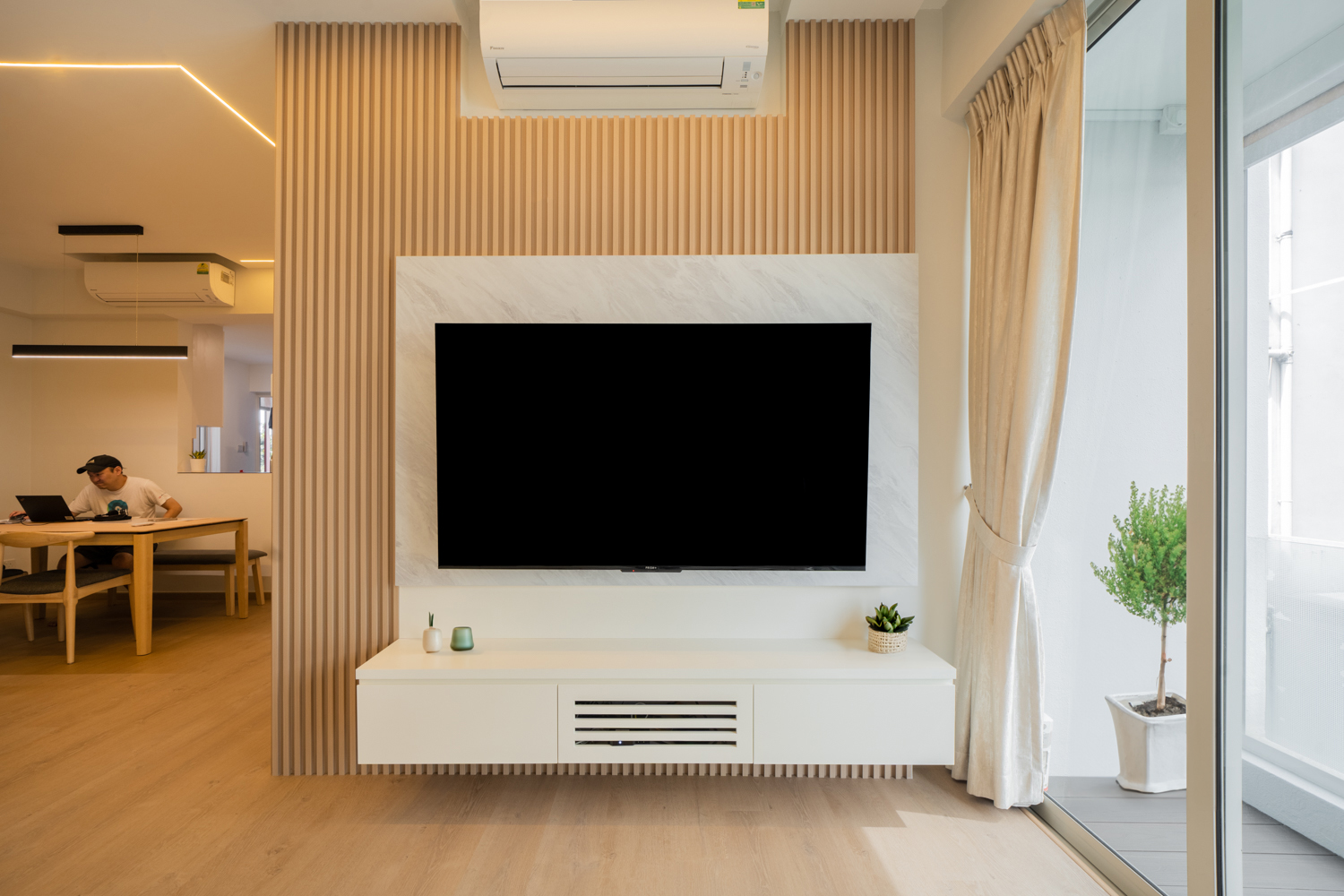 Modern, Scandinavian Design - Living Room - Condominium - Design by Design 4 Space Pte Ltd