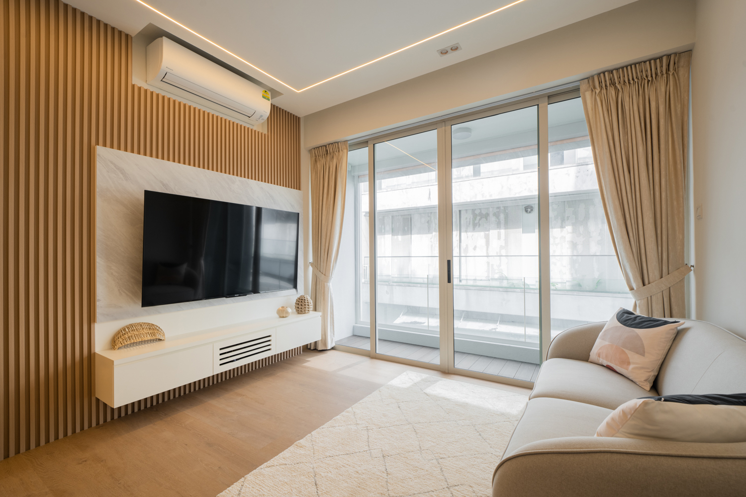 Modern, Scandinavian Design - Living Room - Condominium - Design by Design 4 Space Pte Ltd