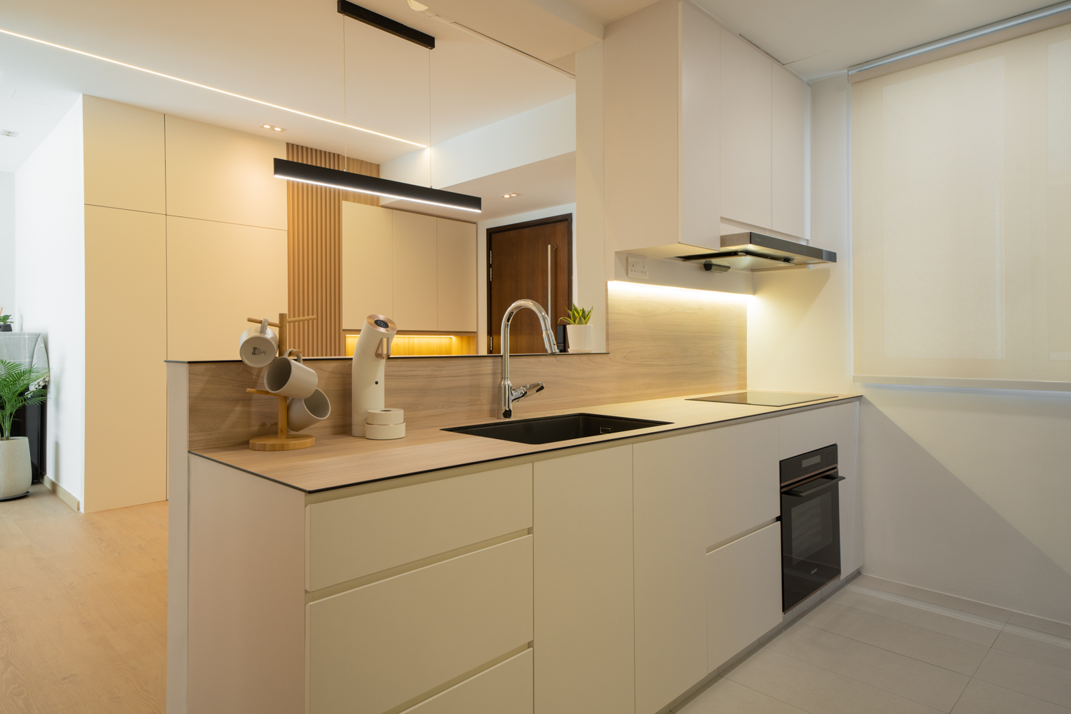 Modern, Scandinavian Design - Kitchen - Condominium - Design by Design 4 Space Pte Ltd