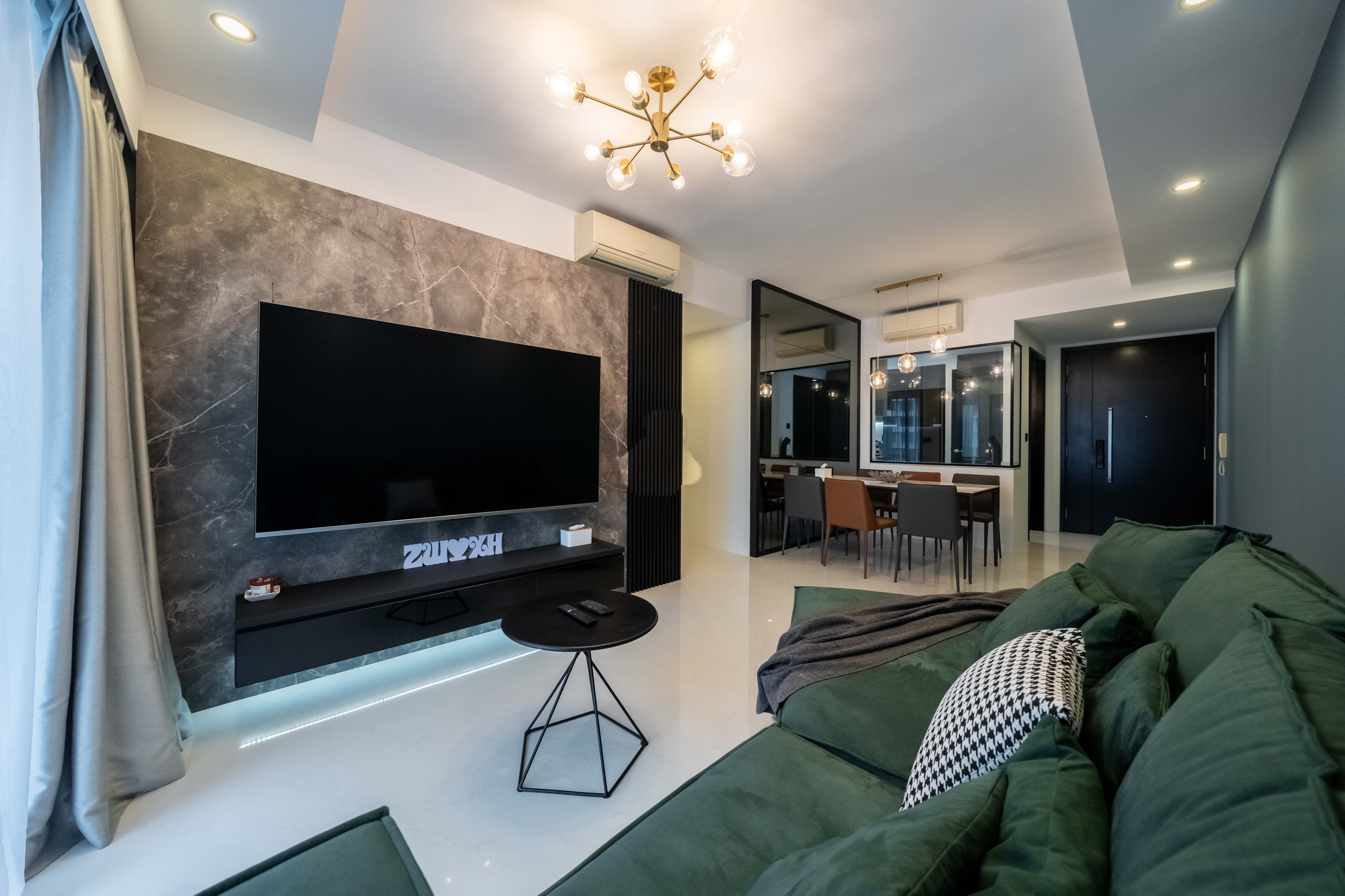 Contemporary, Modern Design - Living Room - Condominium - Design by Design 4 Space Pte Ltd