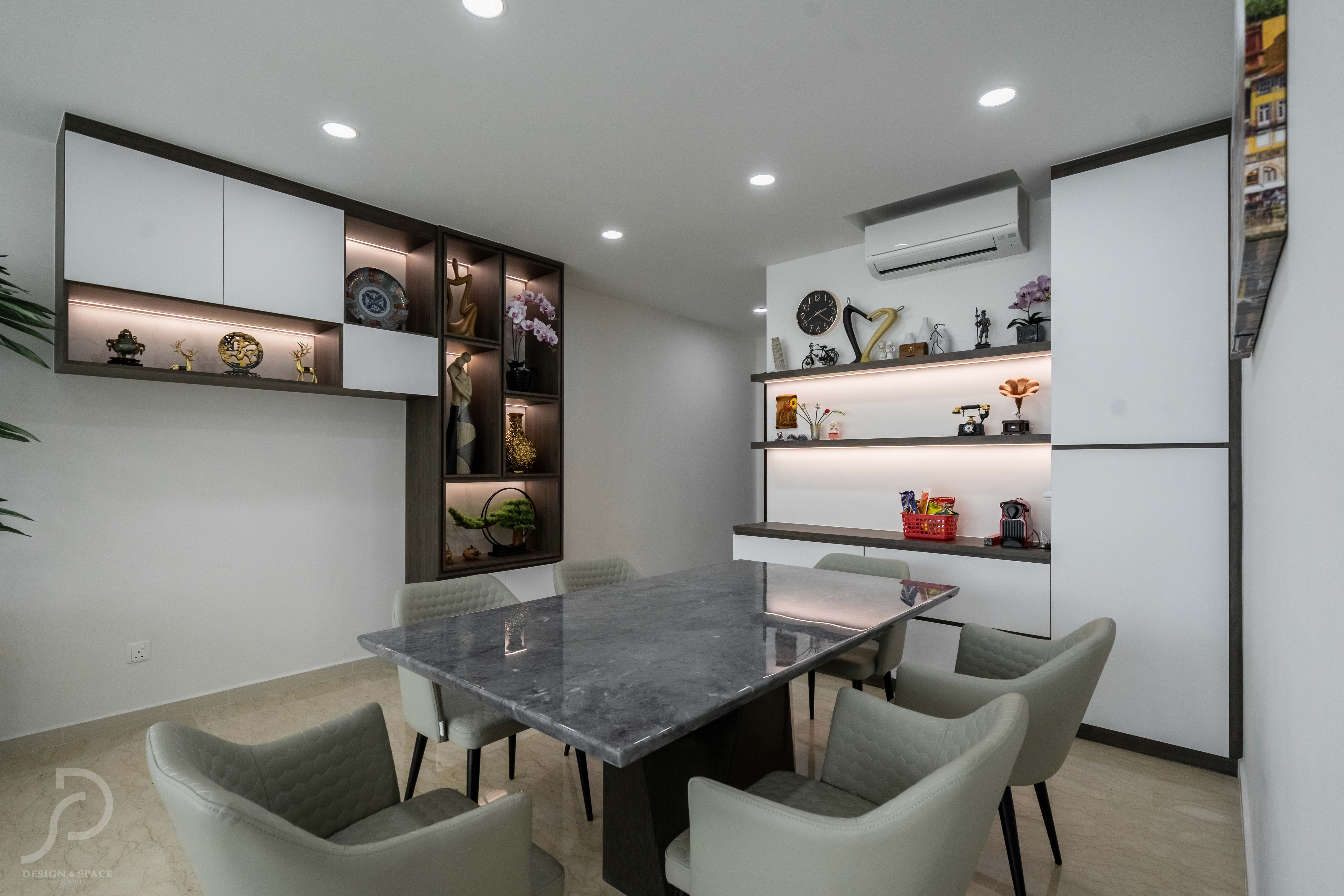 Contemporary Design - Dining Room - Condominium - Design by Design 4 Space Pte Ltd