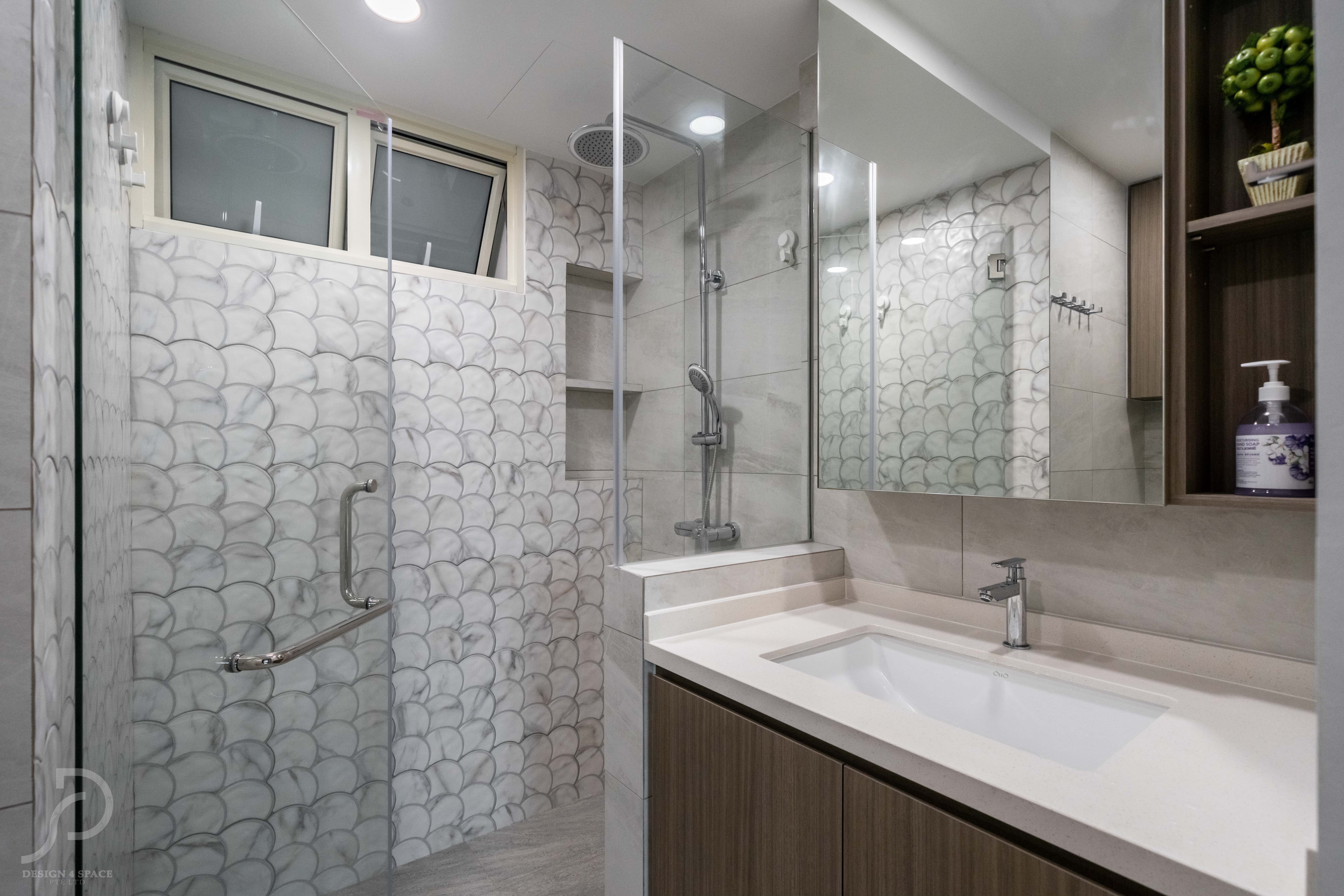 Contemporary Design - Bathroom - Condominium - Design by Design 4 Space Pte Ltd