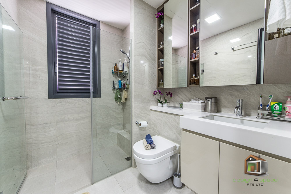 Contemporary, Tropical Design - Bathroom - Condominium - Design by Design 4 Space Pte Ltd