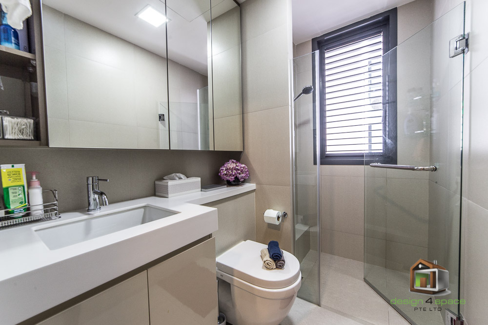 Contemporary, Tropical Design - Bathroom - Condominium - Design by Design 4 Space Pte Ltd