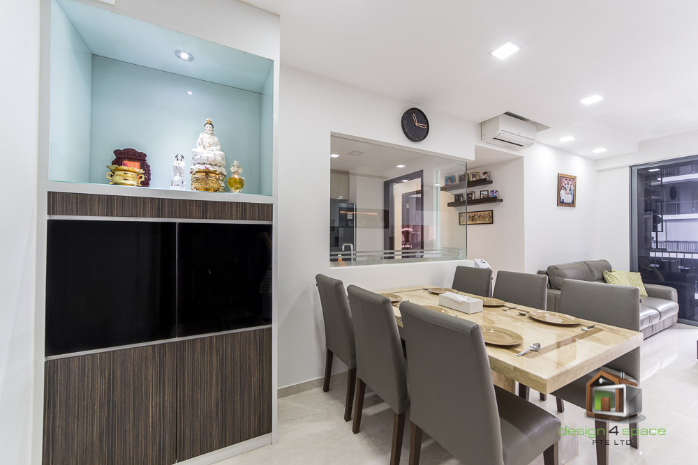 Contemporary, Tropical Design - Dining Room - Condominium - Design by Design 4 Space Pte Ltd