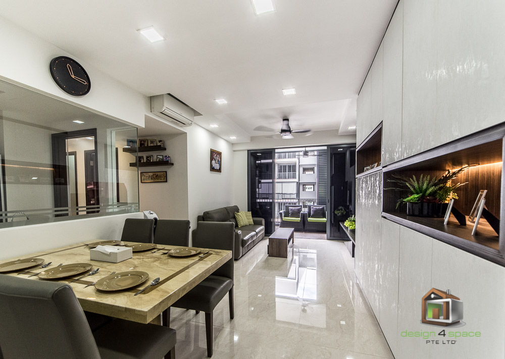 Contemporary, Tropical Design - Living Room - Condominium - Design by Design 4 Space Pte Ltd