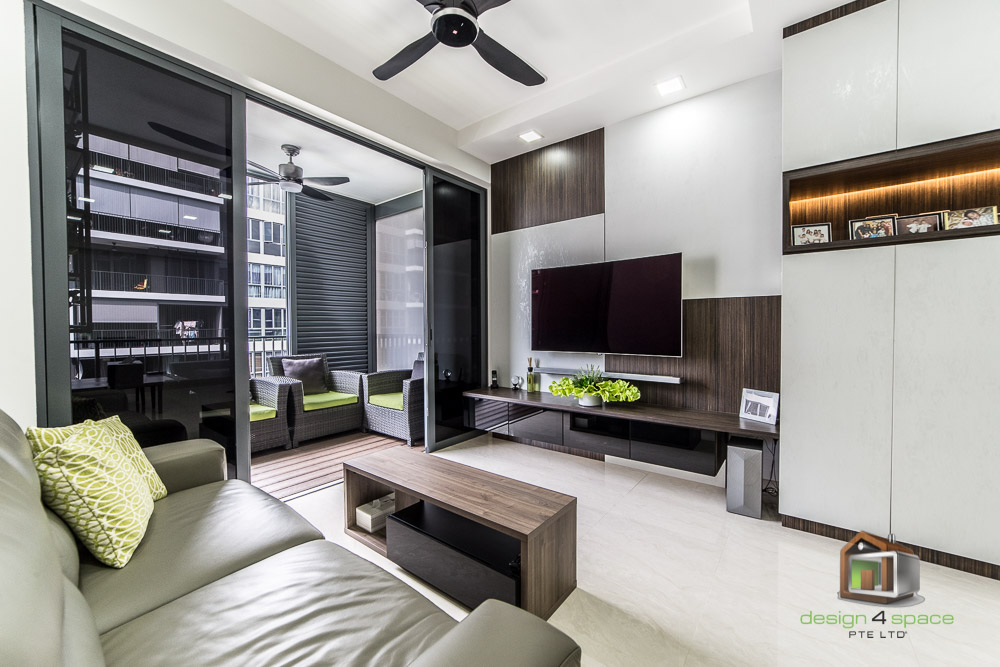 Contemporary, Tropical Design - Living Room - Condominium - Design by Design 4 Space Pte Ltd