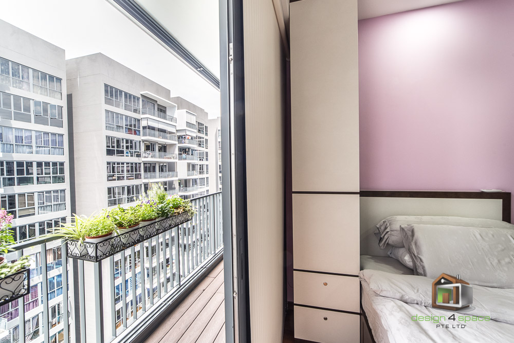 Contemporary, Tropical Design - Balcony - Condominium - Design by Design 4 Space Pte Ltd