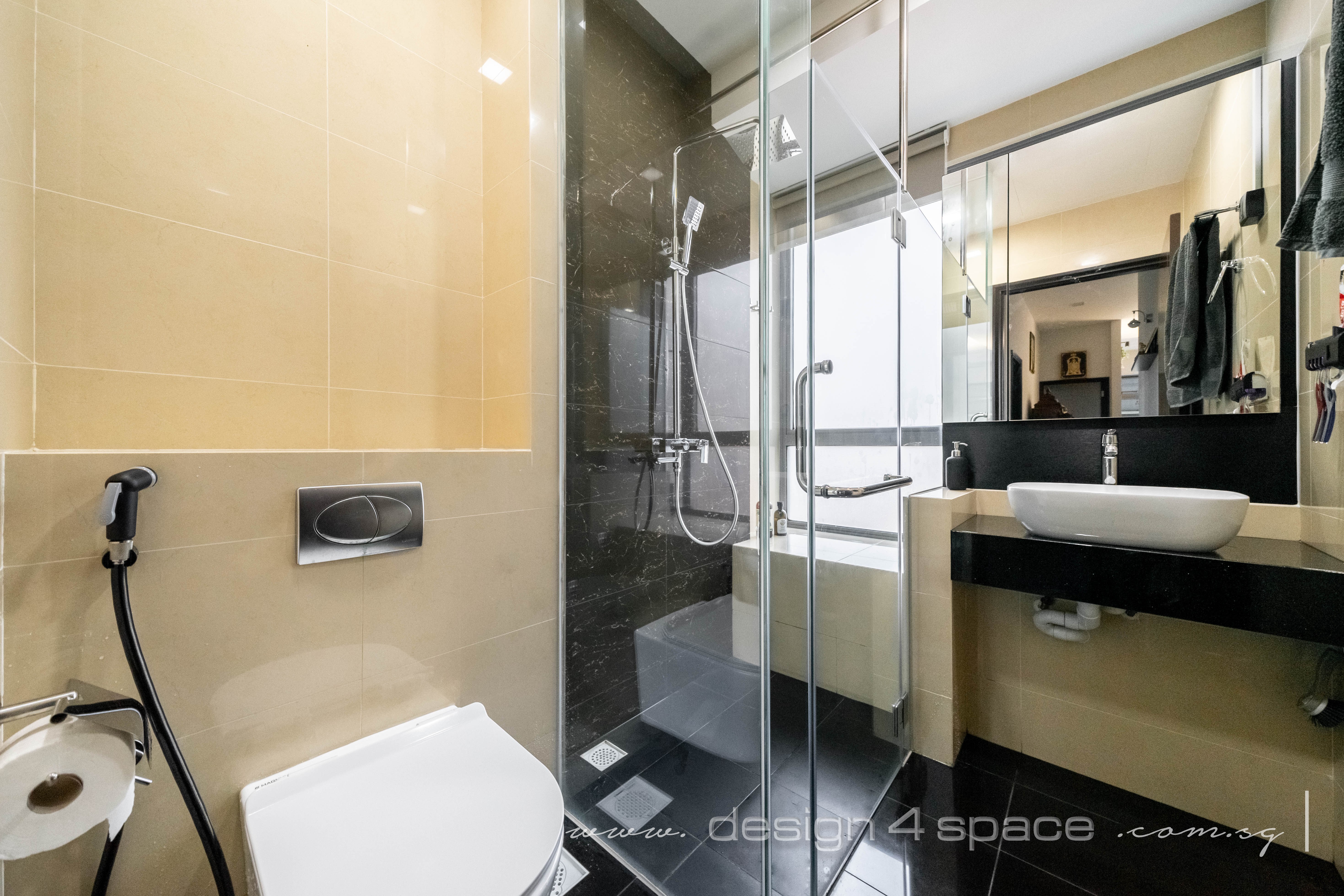 Contemporary, Modern Design - Bathroom - Condominium - Design by Design 4 Space Pte Ltd