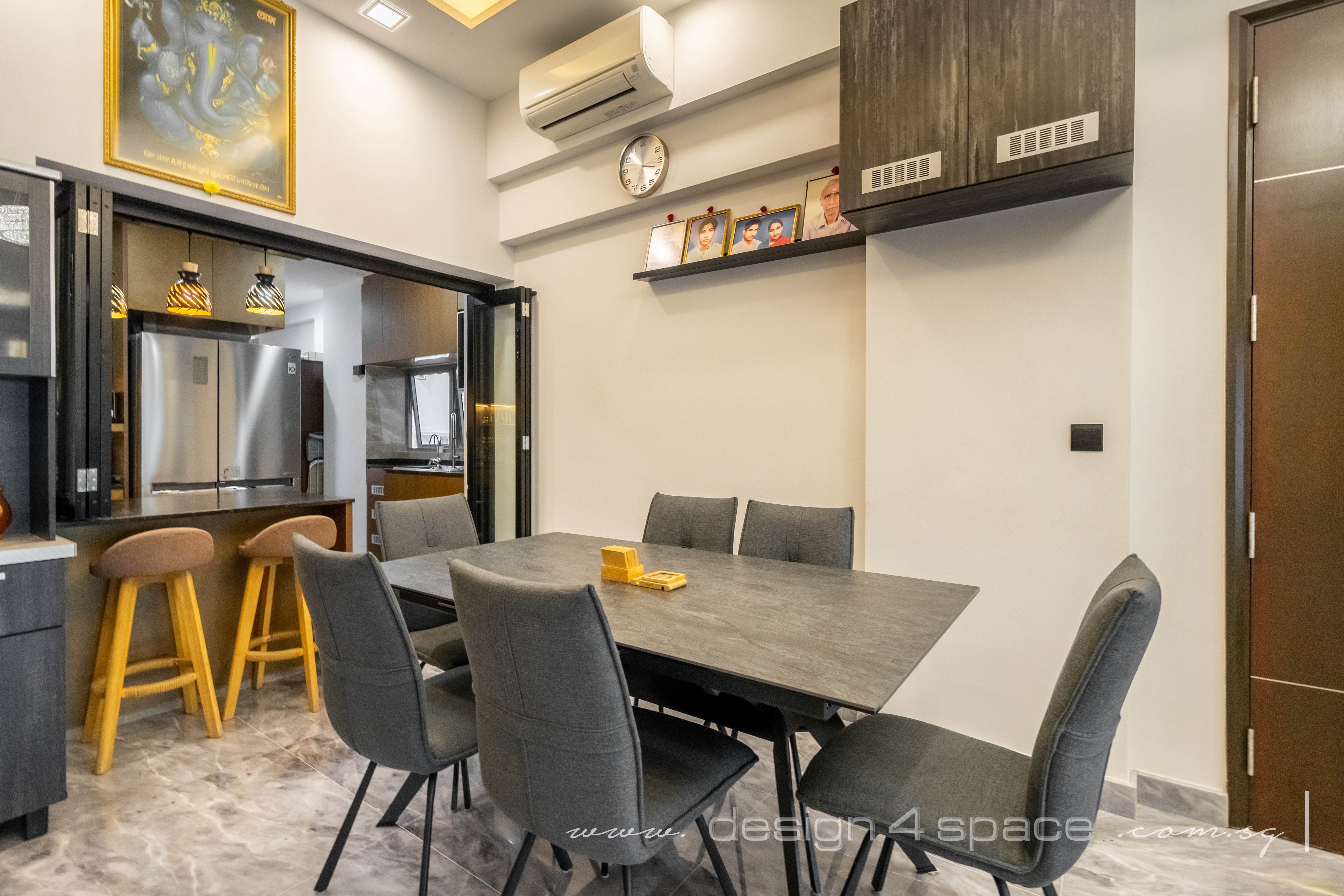 Contemporary, Modern Design - Dining Room - Condominium - Design by Design 4 Space Pte Ltd