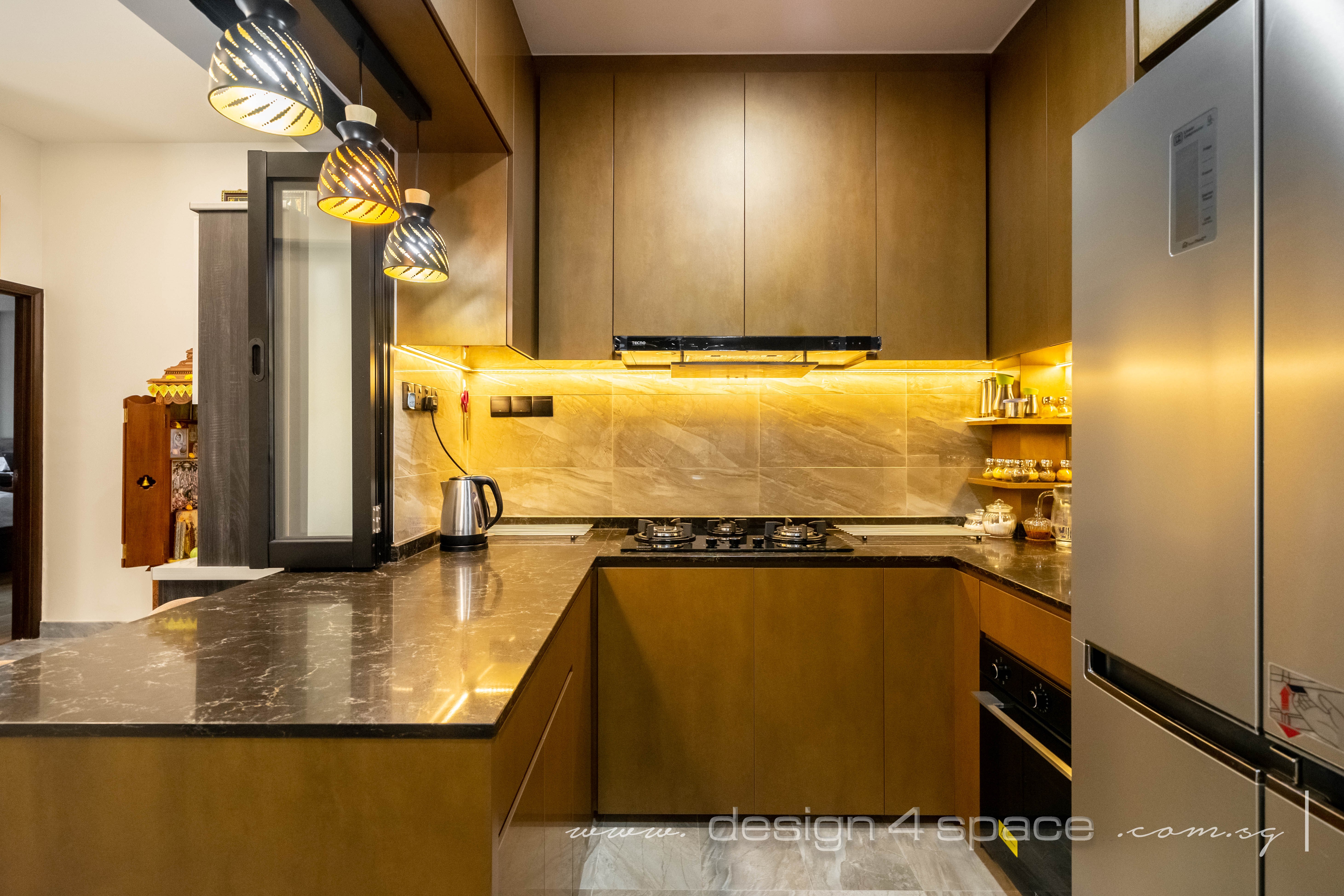 Contemporary, Modern Design - Kitchen - Condominium - Design by Design 4 Space Pte Ltd