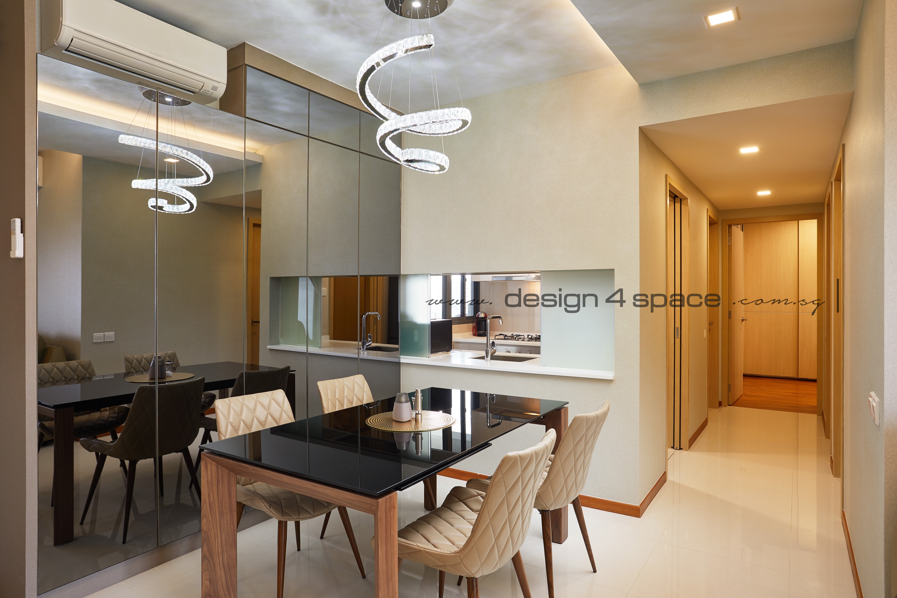 Contemporary, Modern Design - Dining Room - Condominium - Design by Design 4 Space Pte Ltd