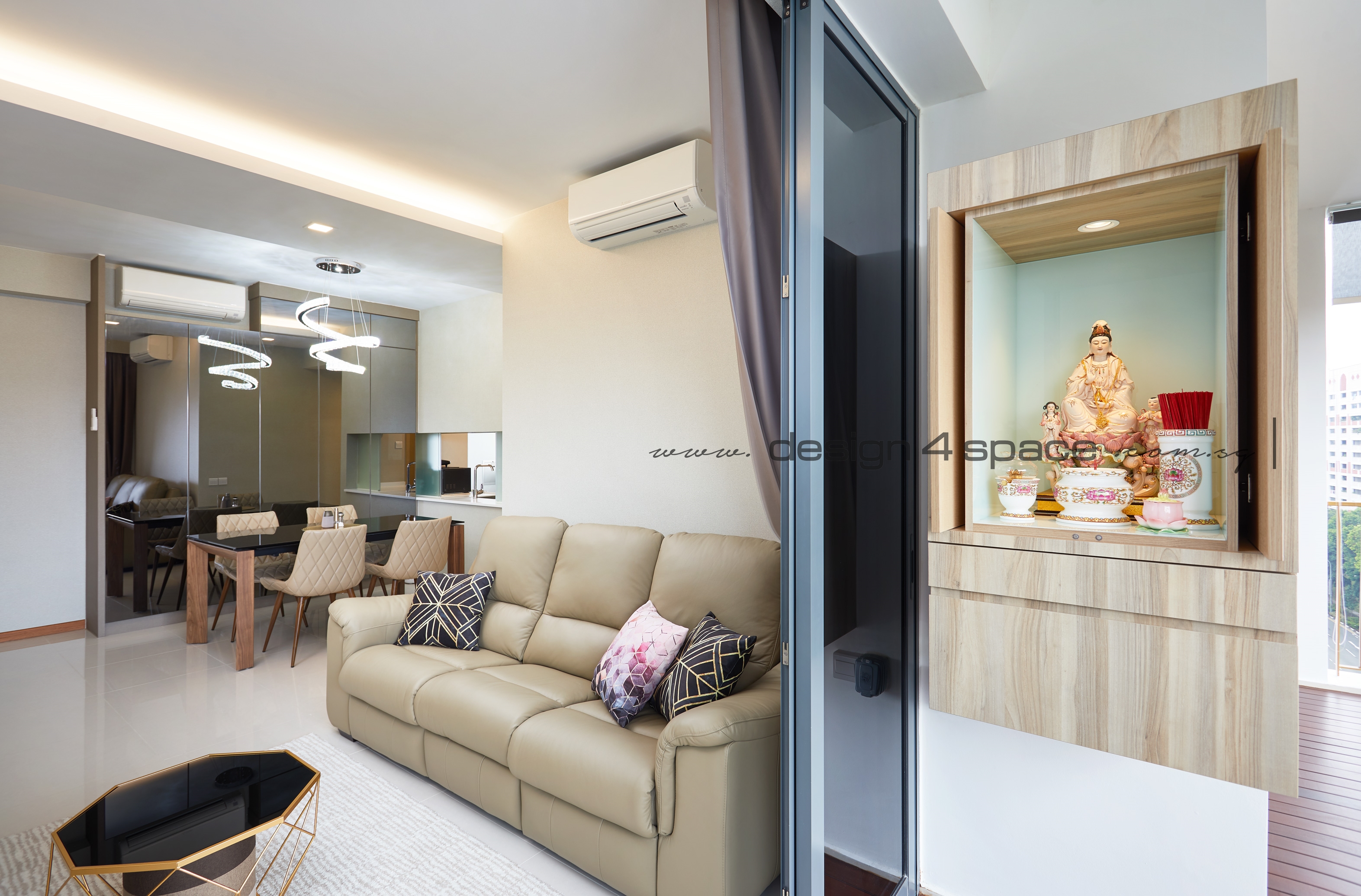 Contemporary, Modern Design - Living Room - Condominium - Design by Design 4 Space Pte Ltd