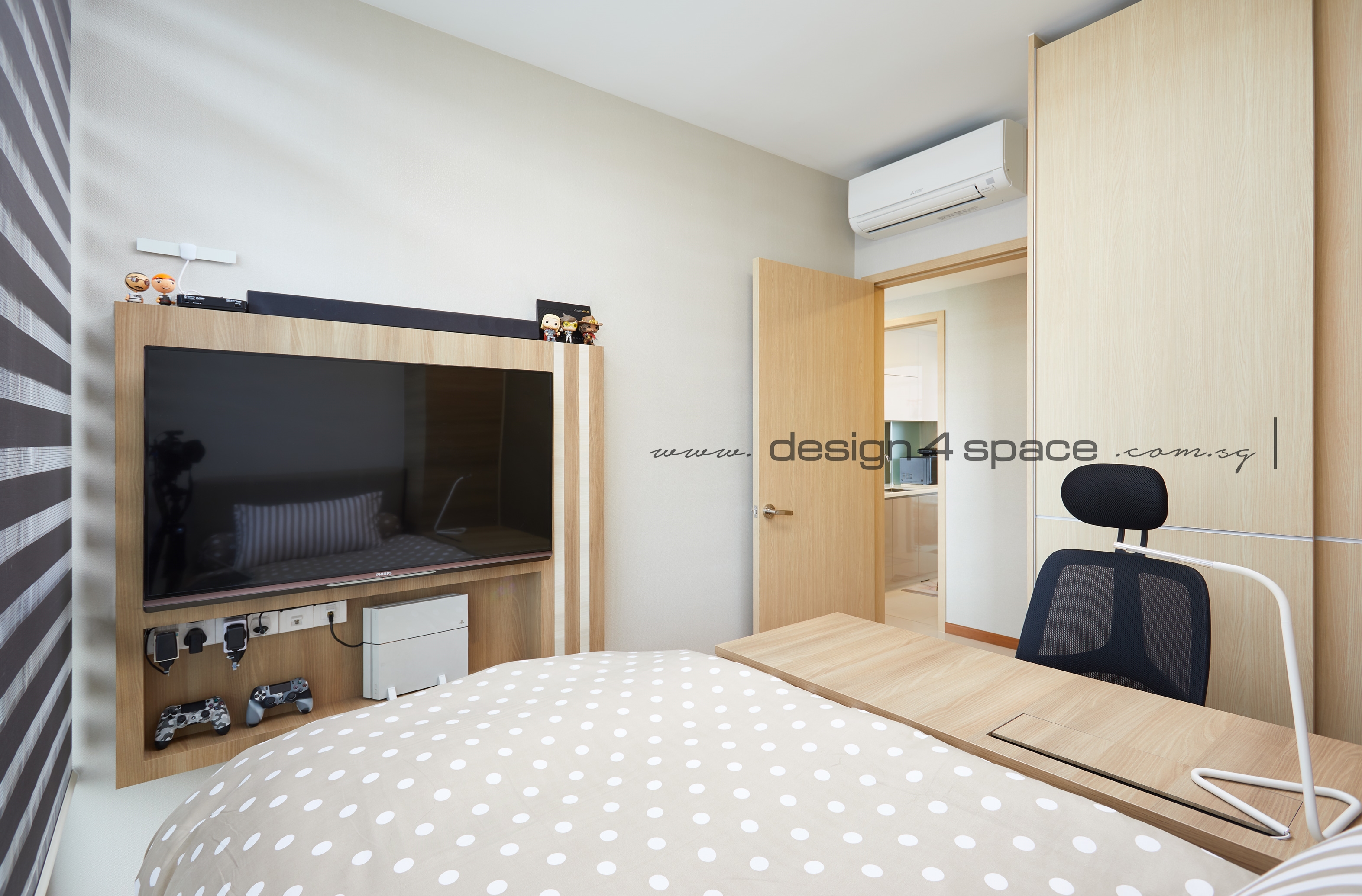 Contemporary, Modern Design - Bedroom - Condominium - Design by Design 4 Space Pte Ltd