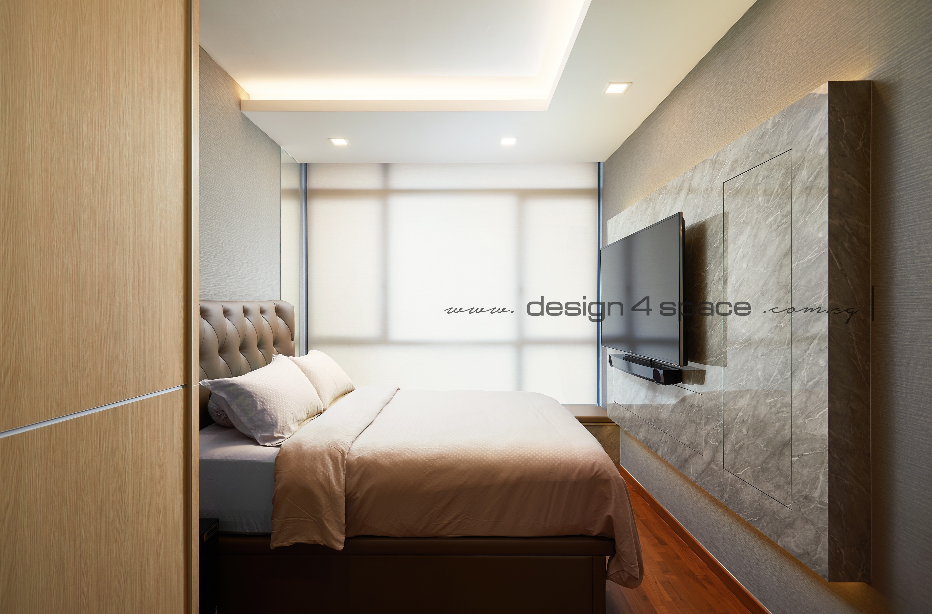 Contemporary, Modern Design - Bedroom - Condominium - Design by Design 4 Space Pte Ltd