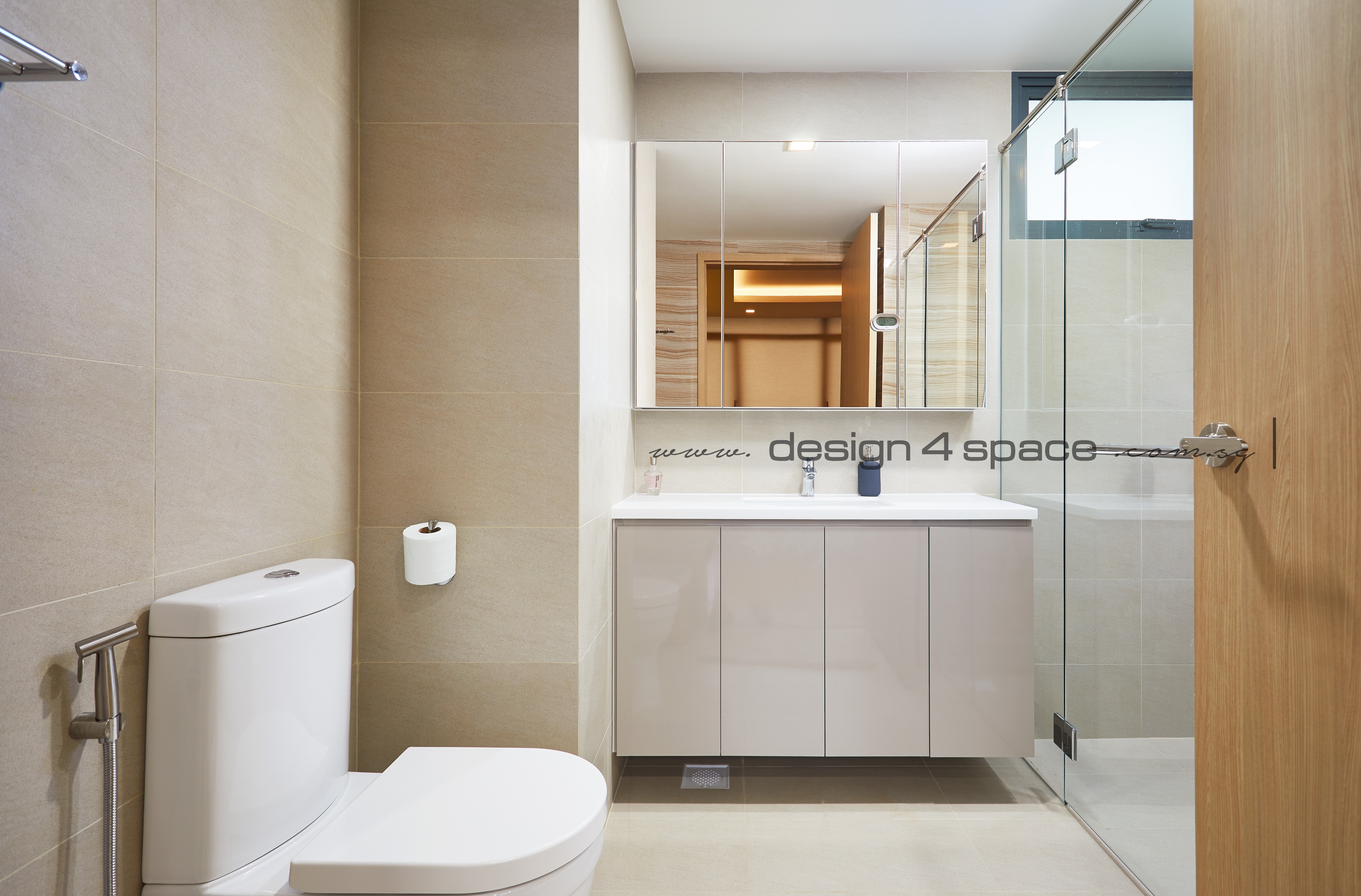 Contemporary, Modern Design - Bathroom - Condominium - Design by Design 4 Space Pte Ltd