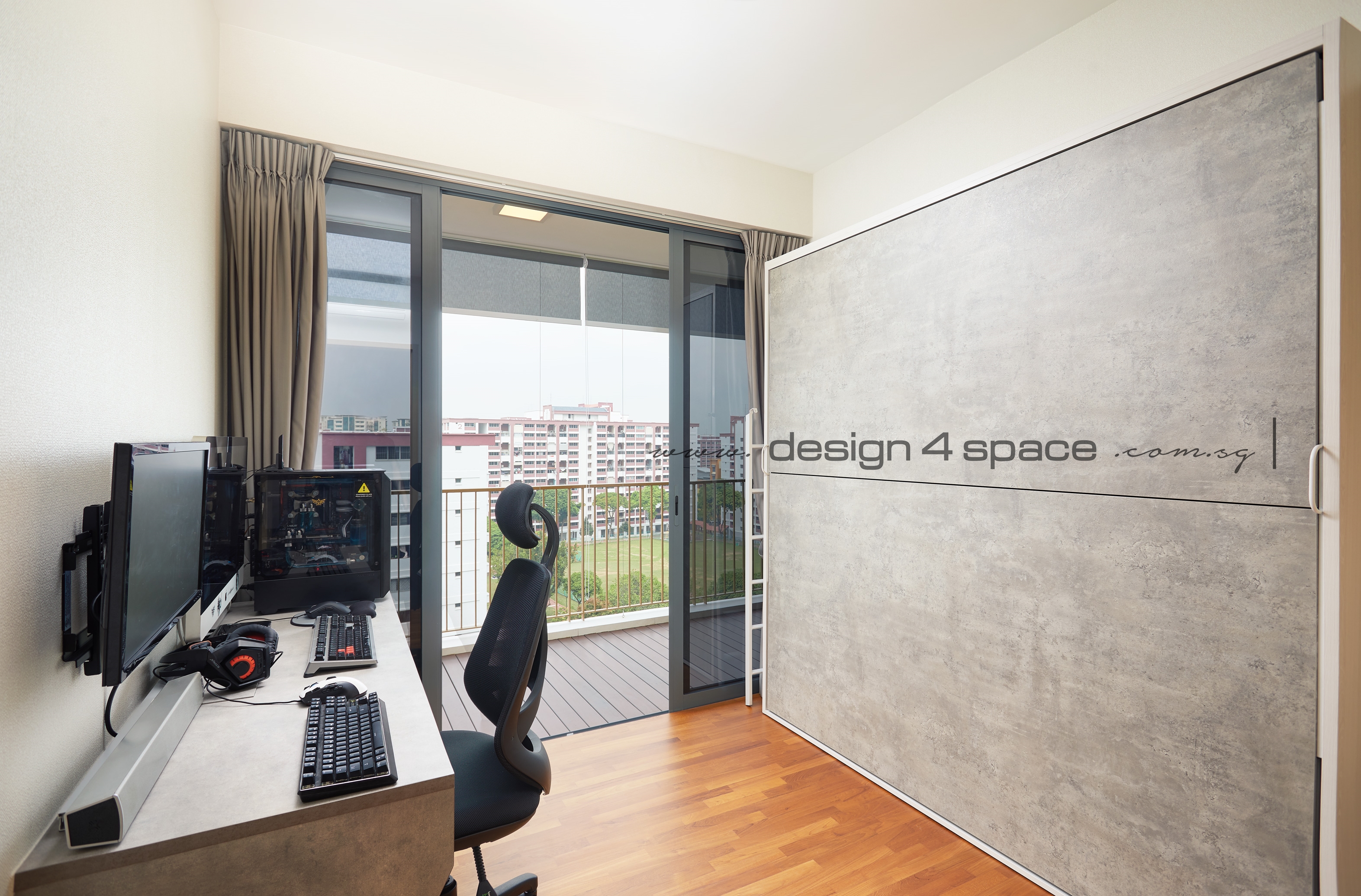 Contemporary, Modern Design - Bedroom - Condominium - Design by Design 4 Space Pte Ltd