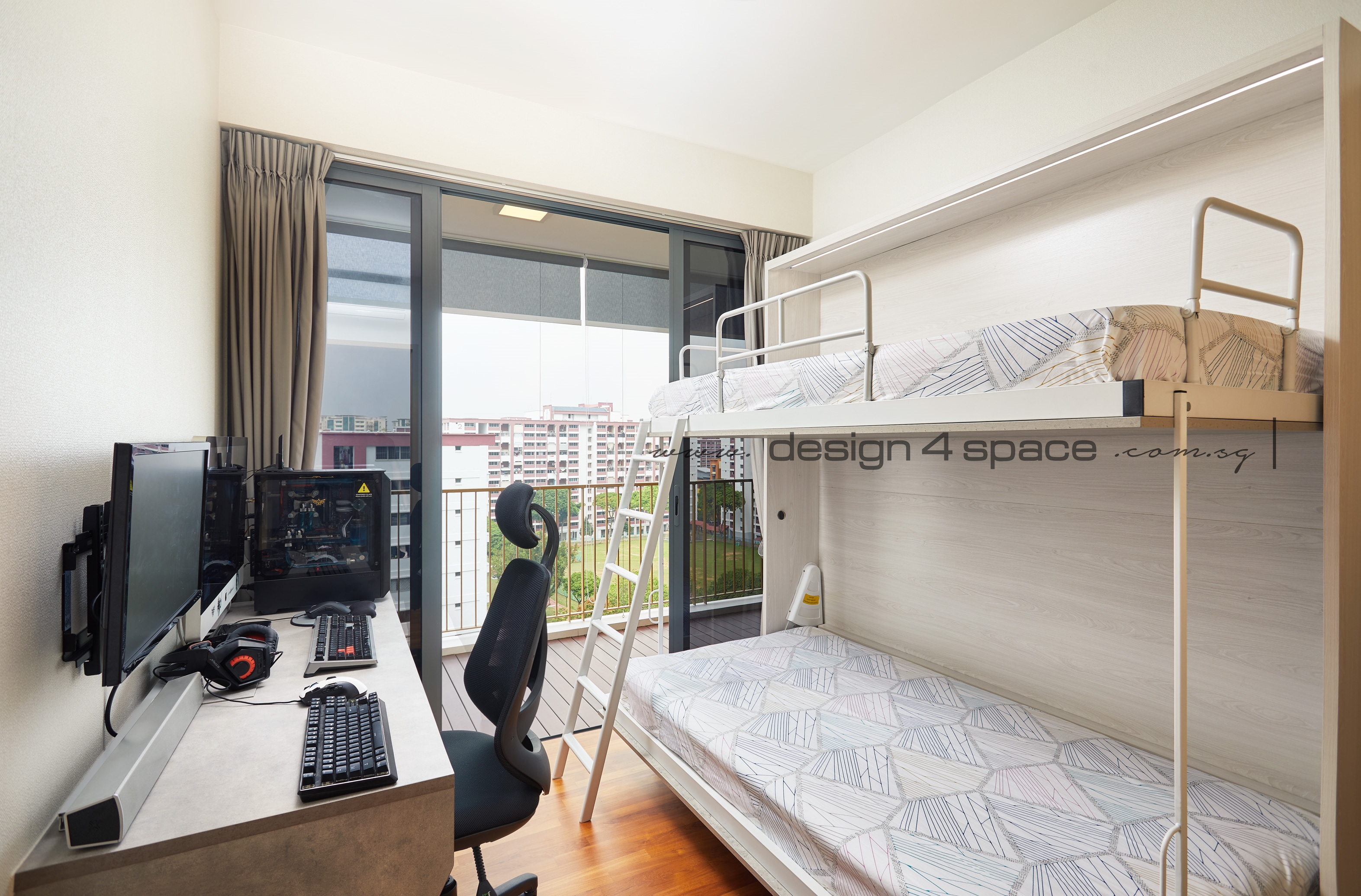 Contemporary, Modern Design - Bedroom - Condominium - Design by Design 4 Space Pte Ltd