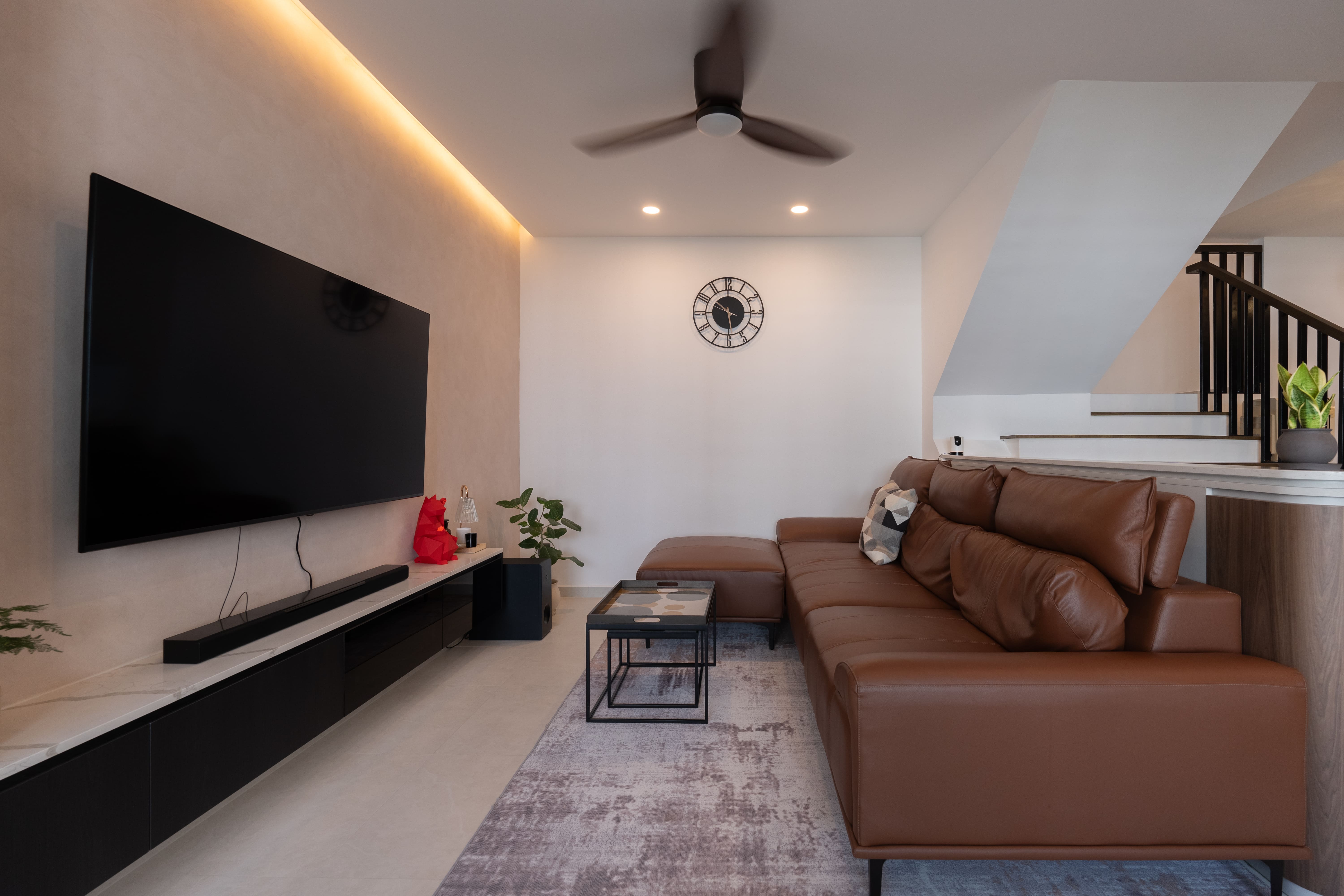 Contemporary Design - Living Room - Condominium - Design by Design 4 Space Pte Ltd
